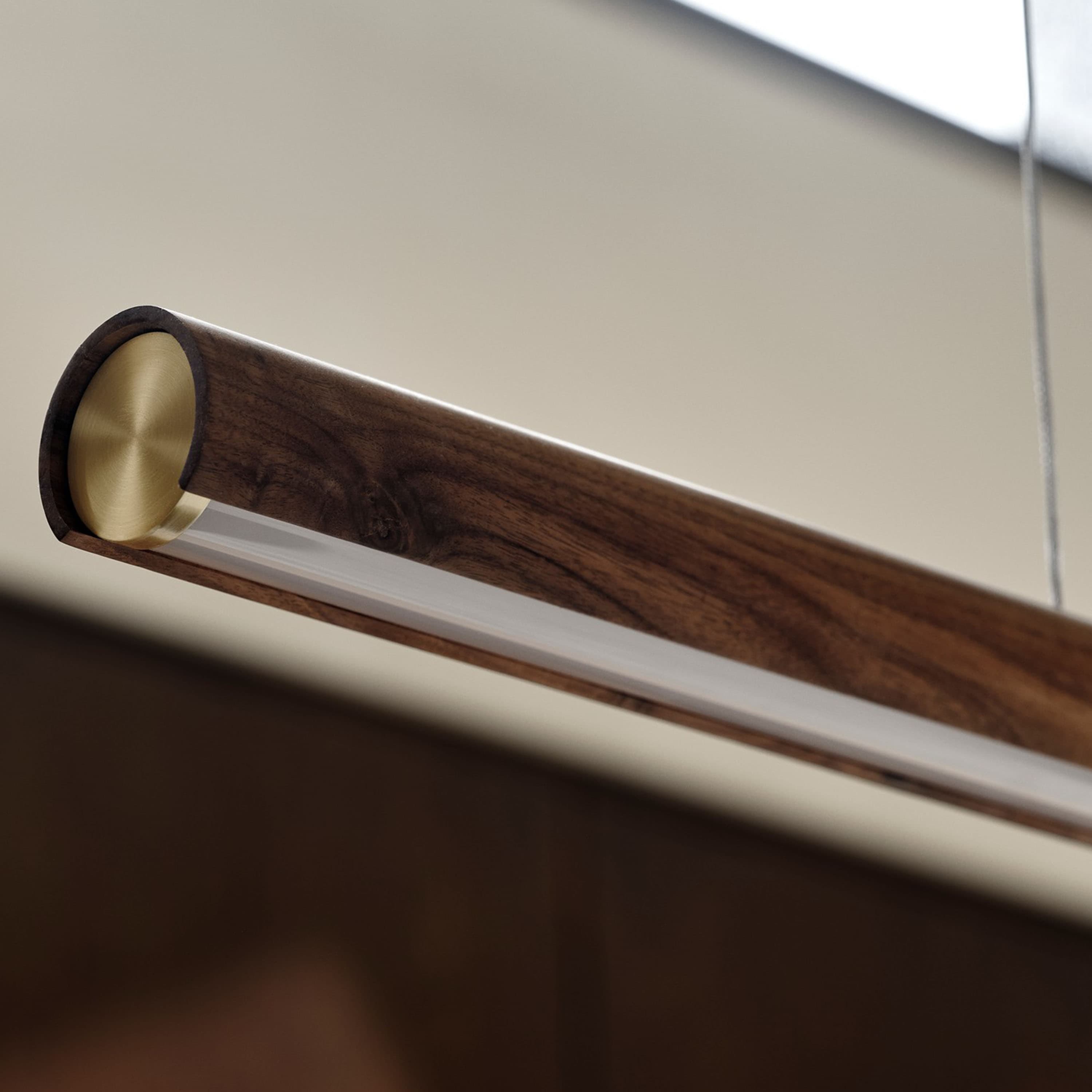 Akeno Ceiling Lamp Brown 115cm
