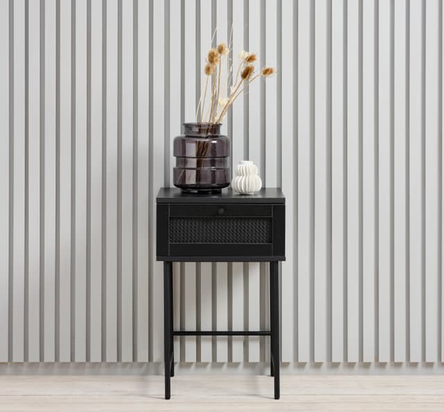 Elin Nachttisch Black 70cm