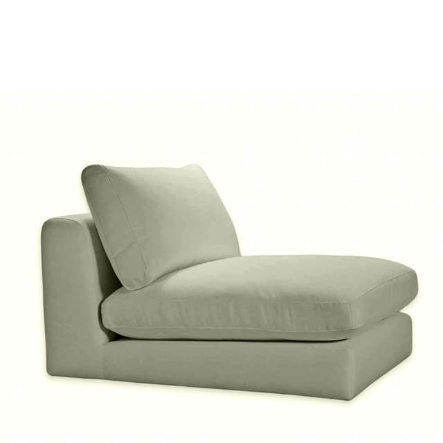 Capri 1-seater Sofa Module Green 83cm