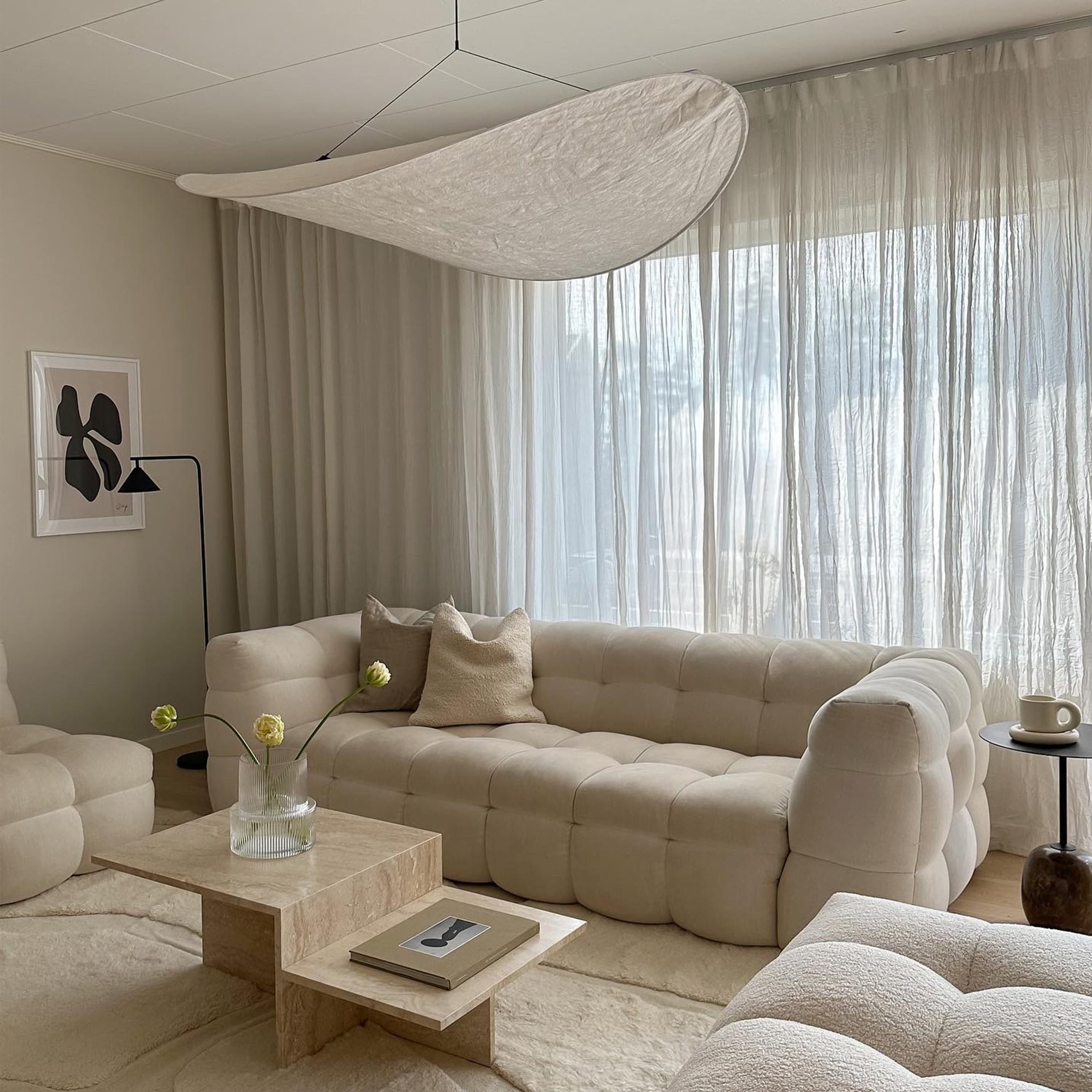 Billie 3-seater Sofa Nature 236cm
