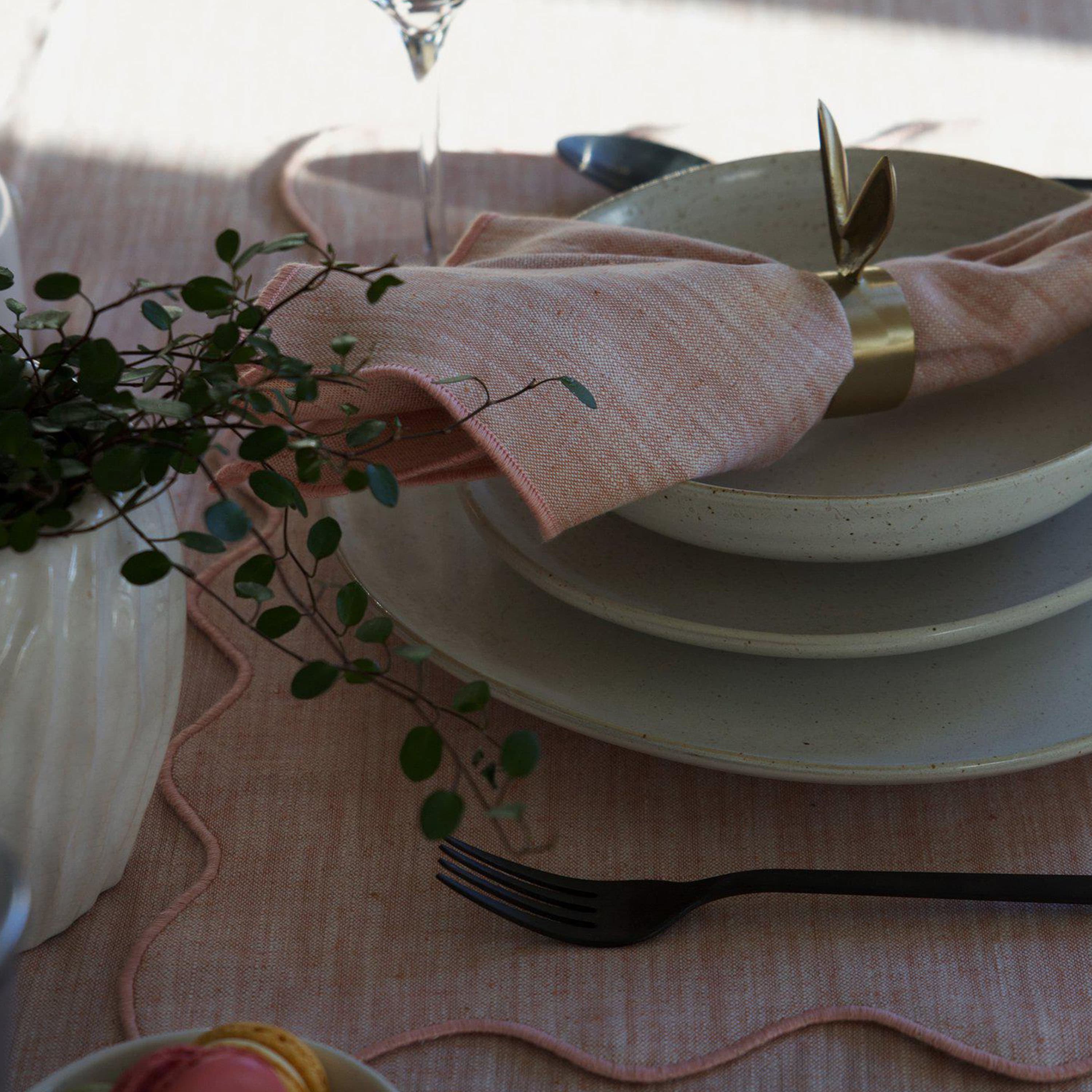 Sabina Serviette Rosa 45x45 4er-Set