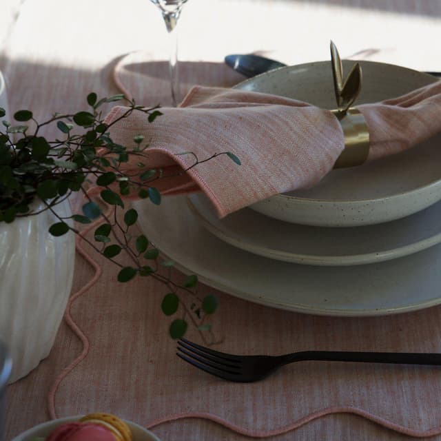 Sabina Serviette Rosa 45x45 4er-Set
