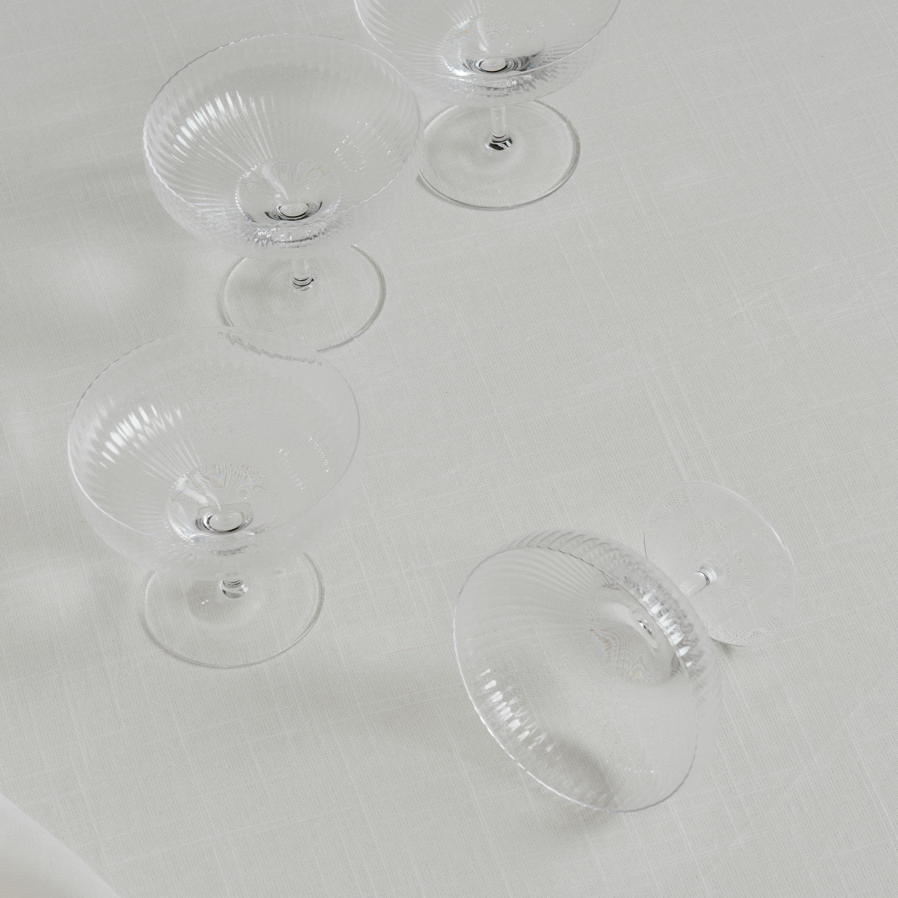 Inku Coupe Glass Transparent 4-pack