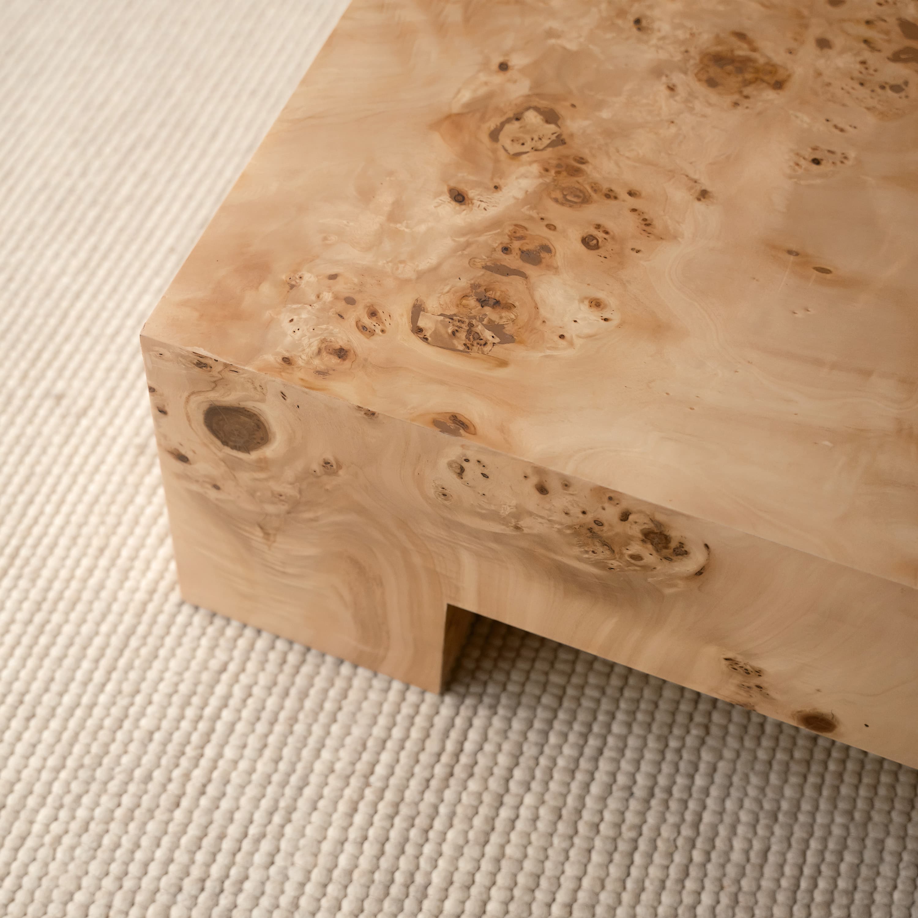 Chunky Coffee Table Poplar 90x90