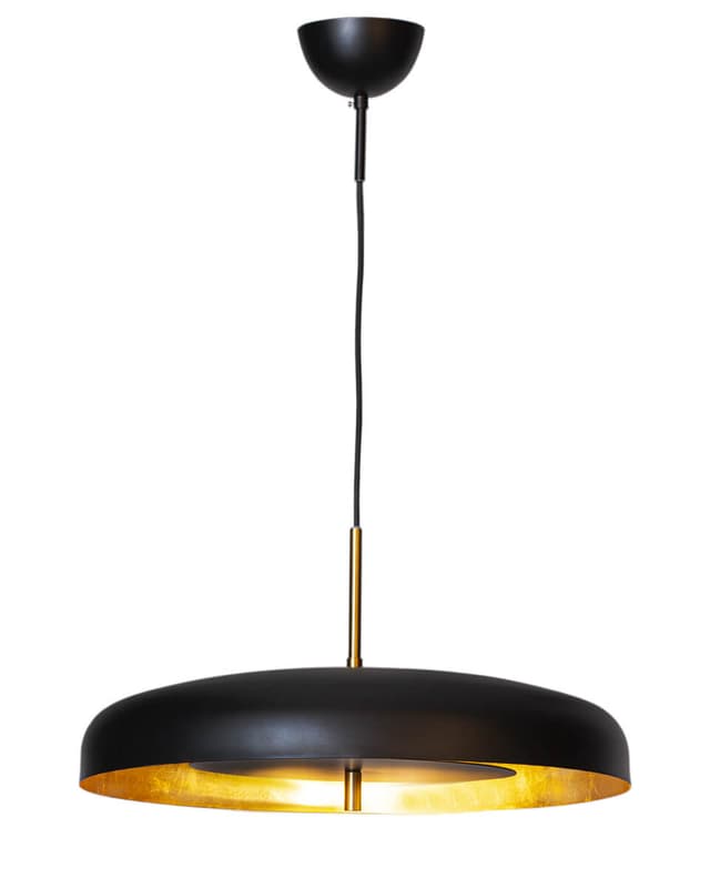Shelby Ceiling Light Black/Gold Ø50