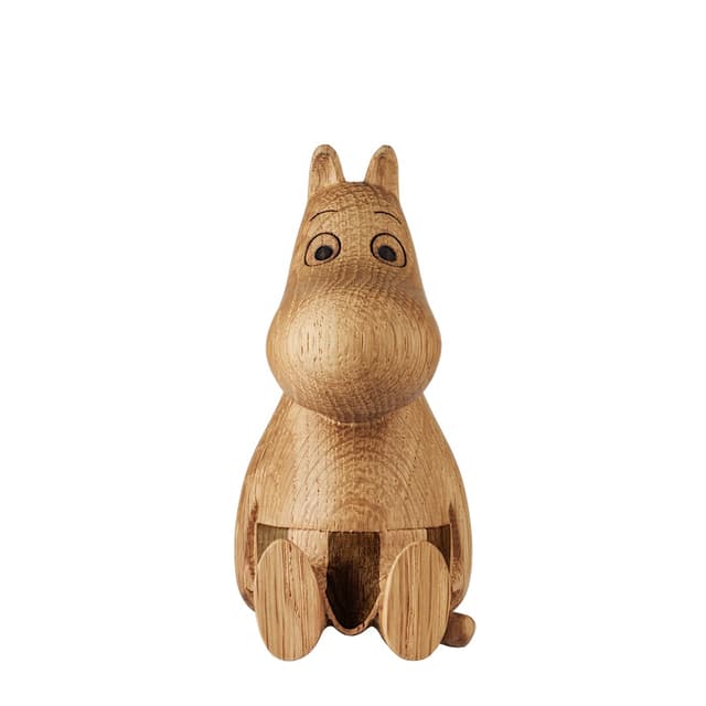 Mumintroll Holzdekoration Muminmama Eiche 10cm