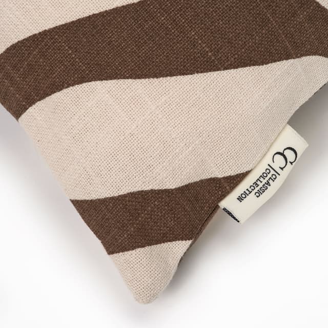 Savannah Kissenbezug Braun/Off white 50x50