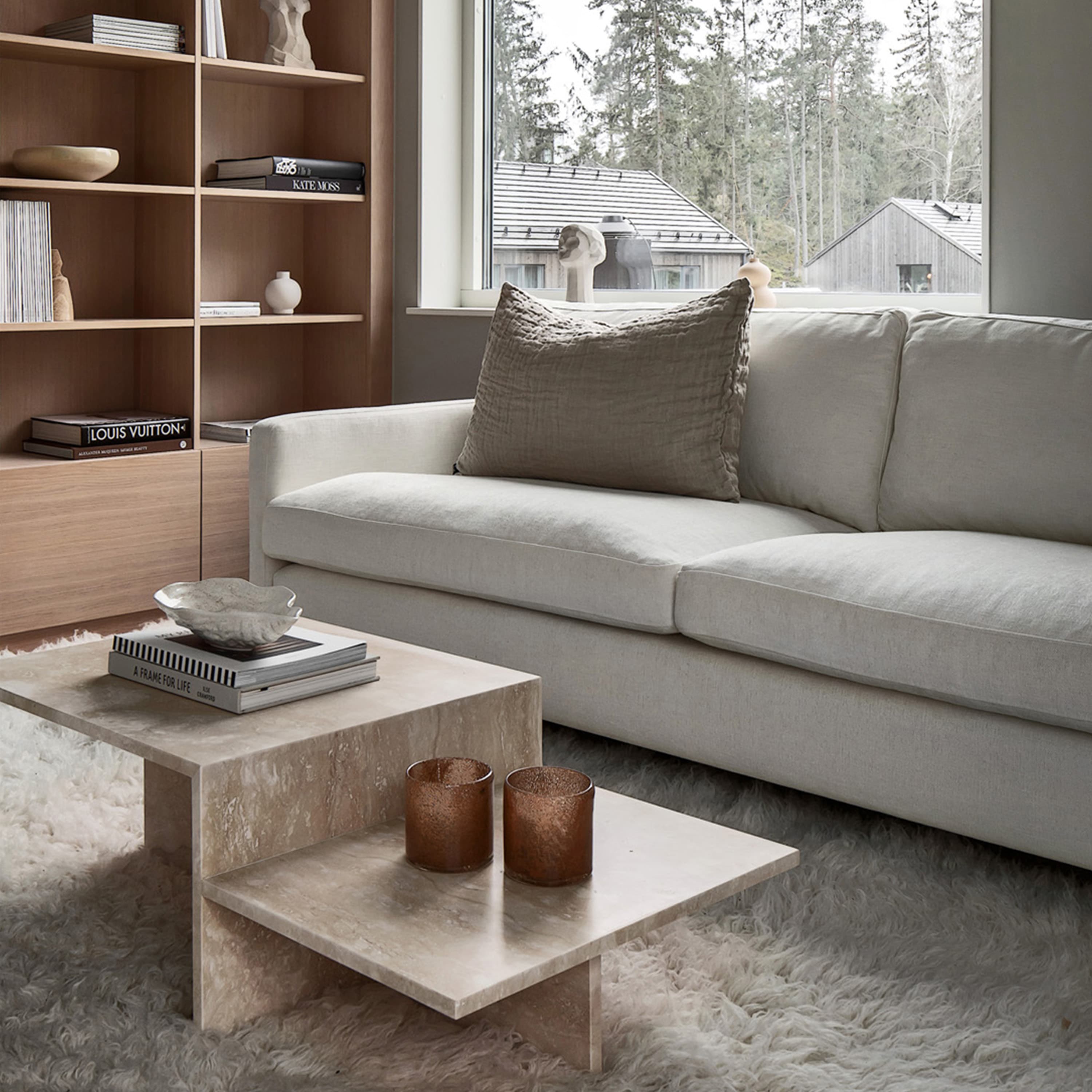 Åre 3-seater Sofa White 227cm