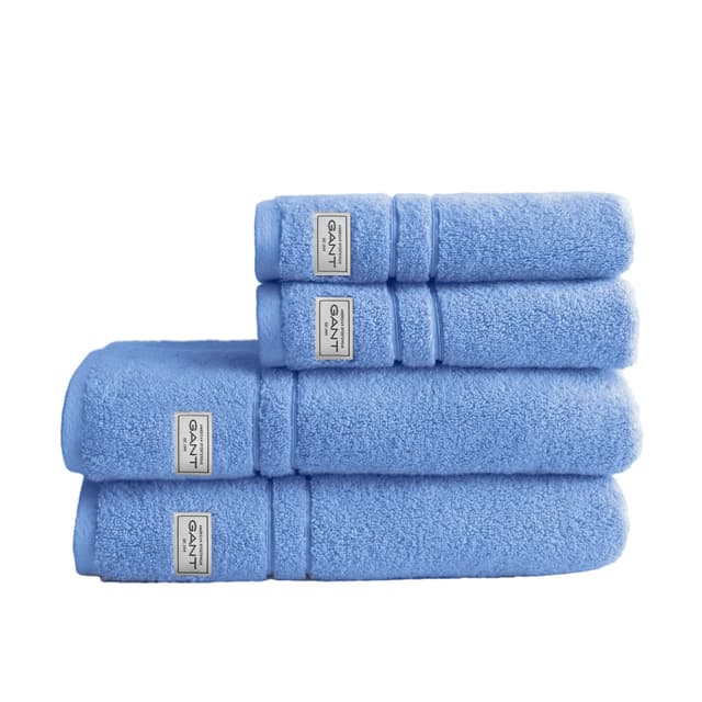 Organic Premium Terry Handtuch Palace Blue 4er-Pack