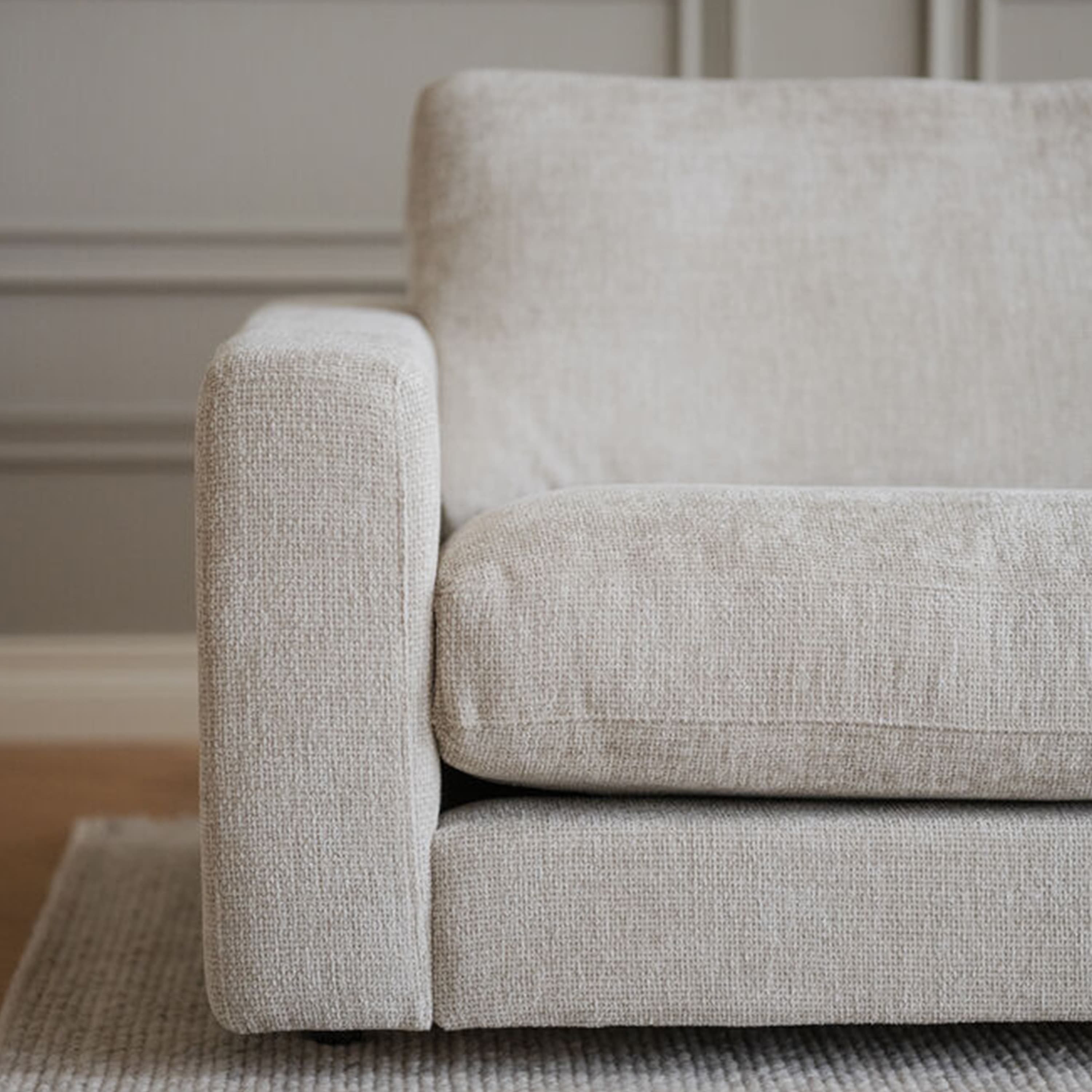 Duncan 2+3-Sitzer Ecksofa Hellgrau