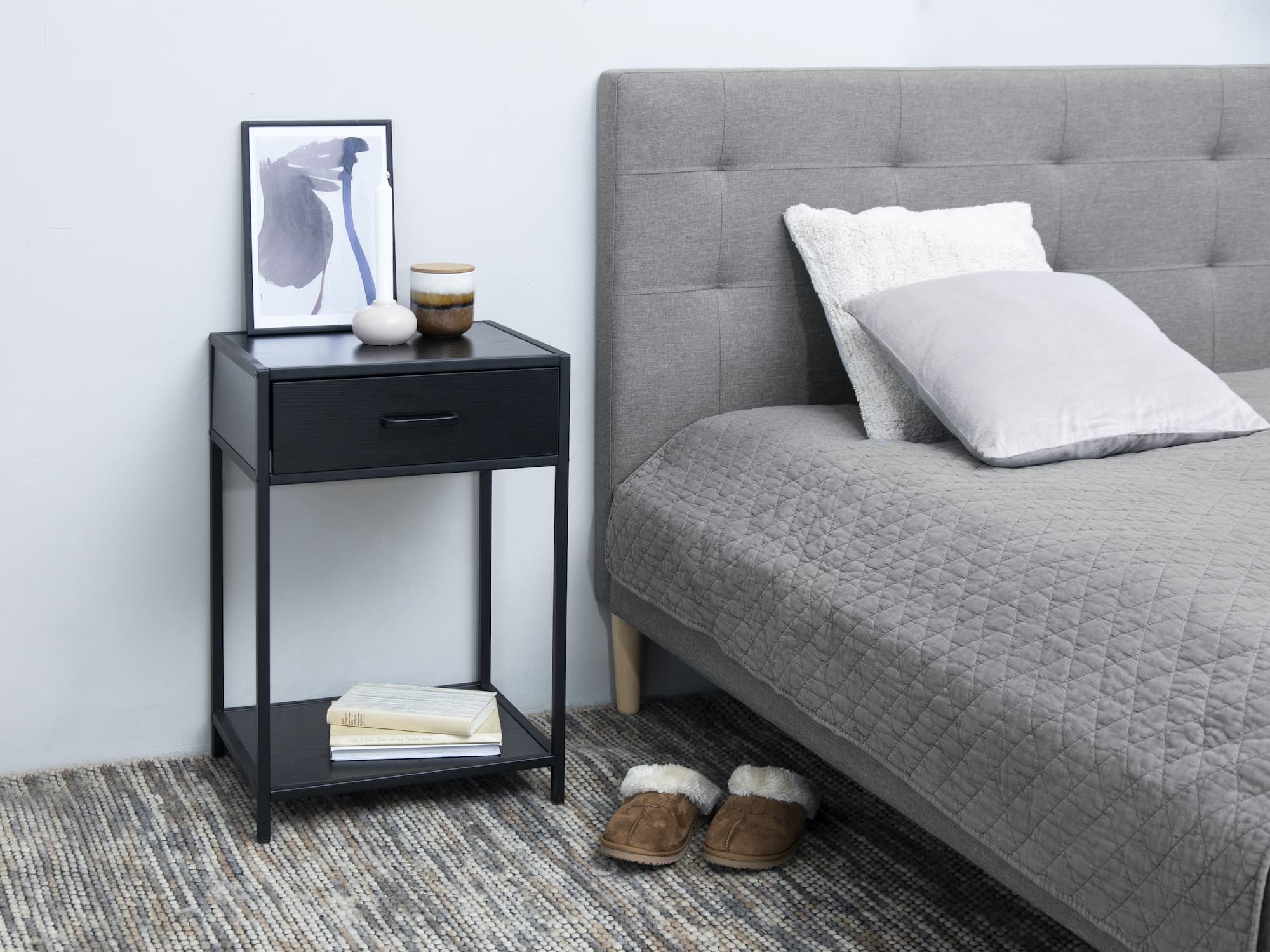 Vilma Deluxe Nachttisch 63cm