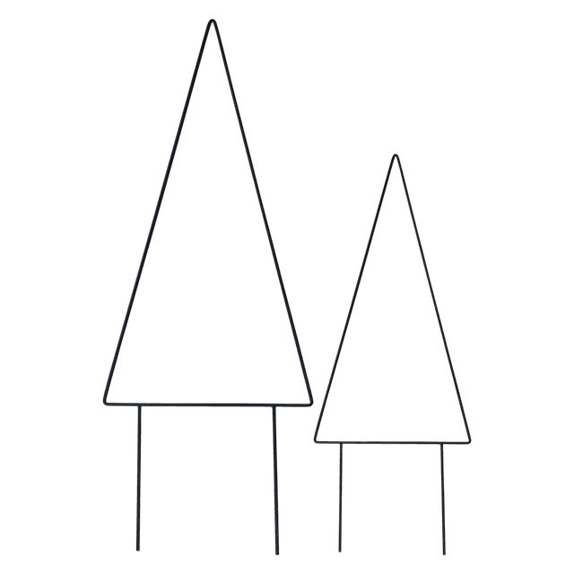 Garden Stickbaum 2er-Pack