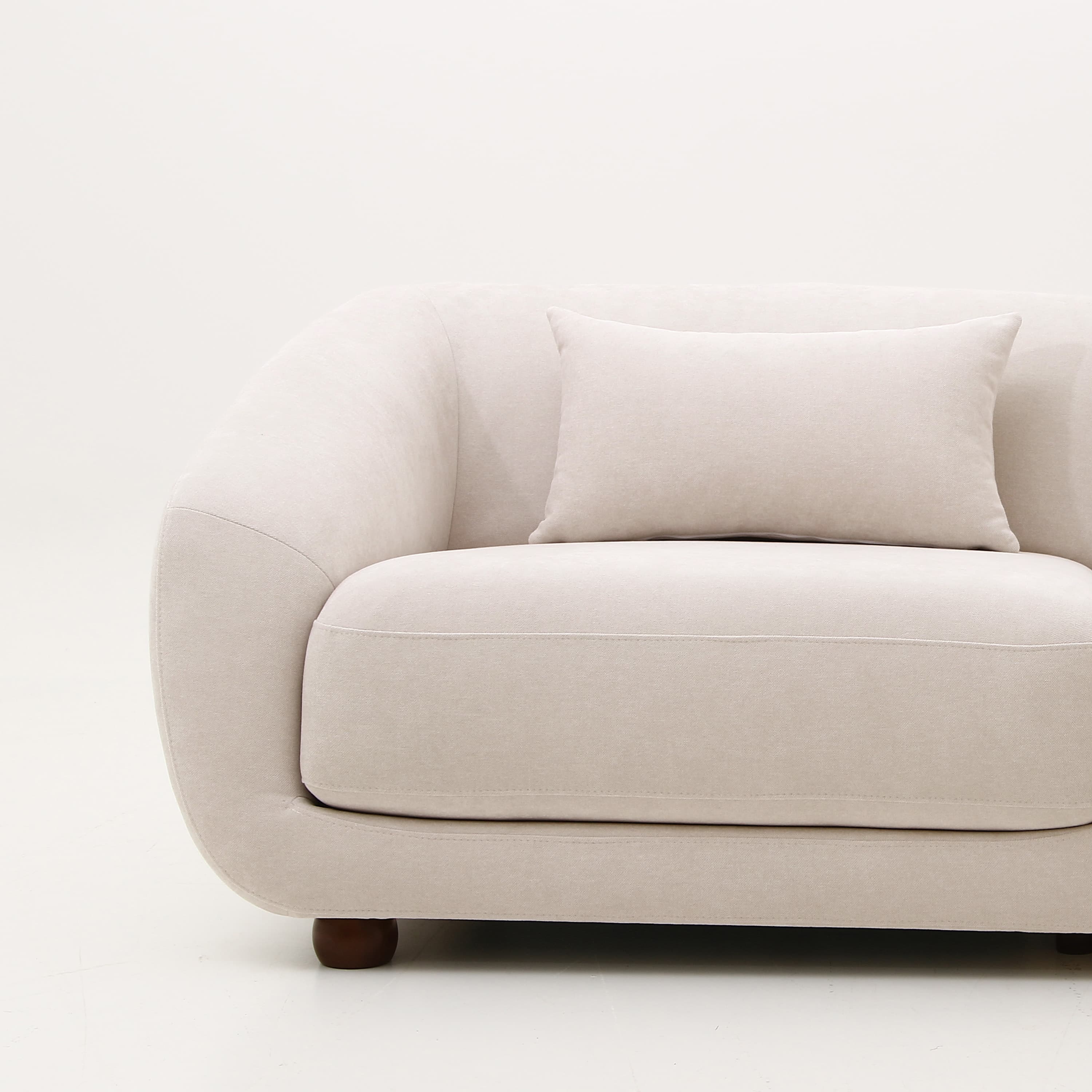 Alba 2-Sitzer-Sofa Beige 218cm
