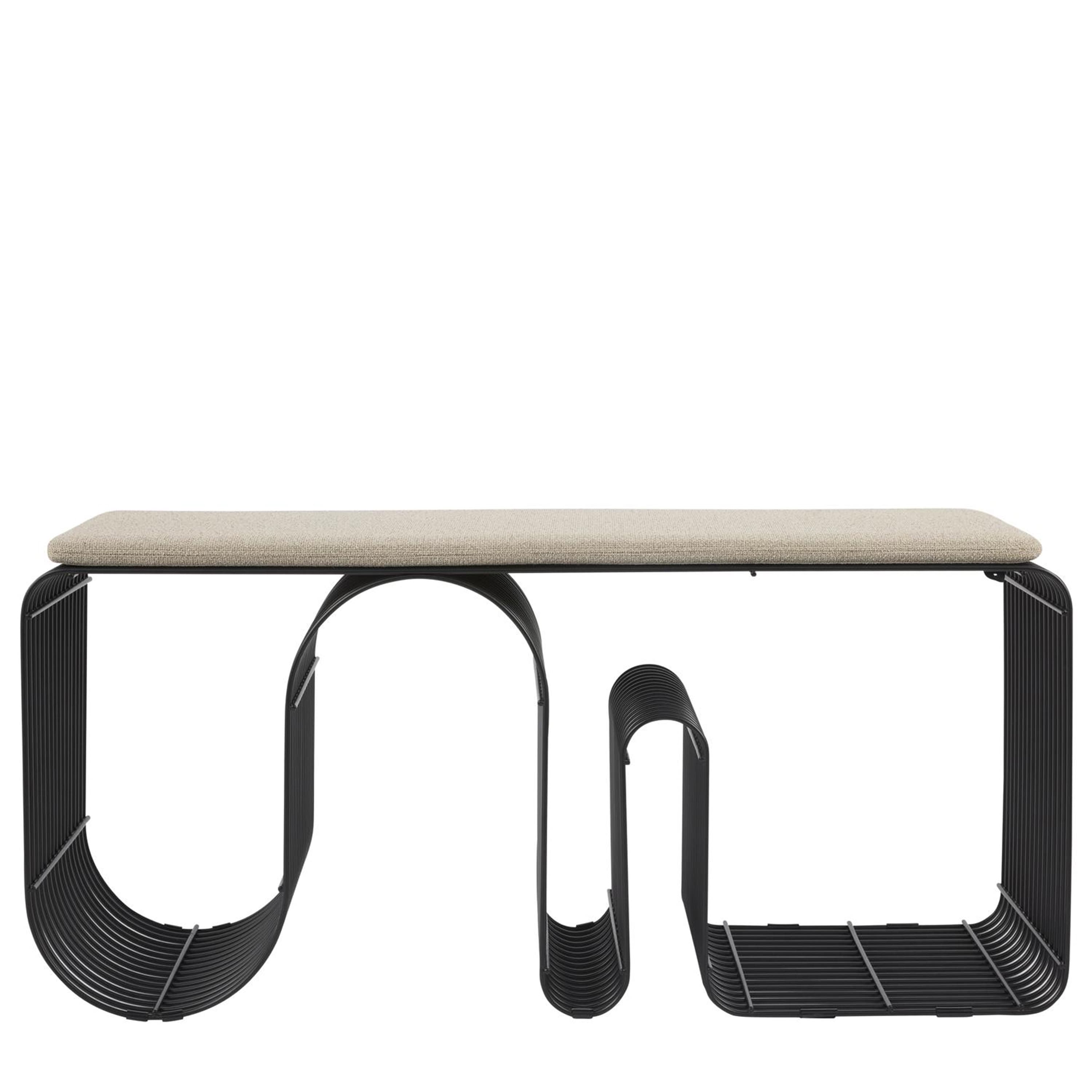 Curva Bank Schwarz 100cm