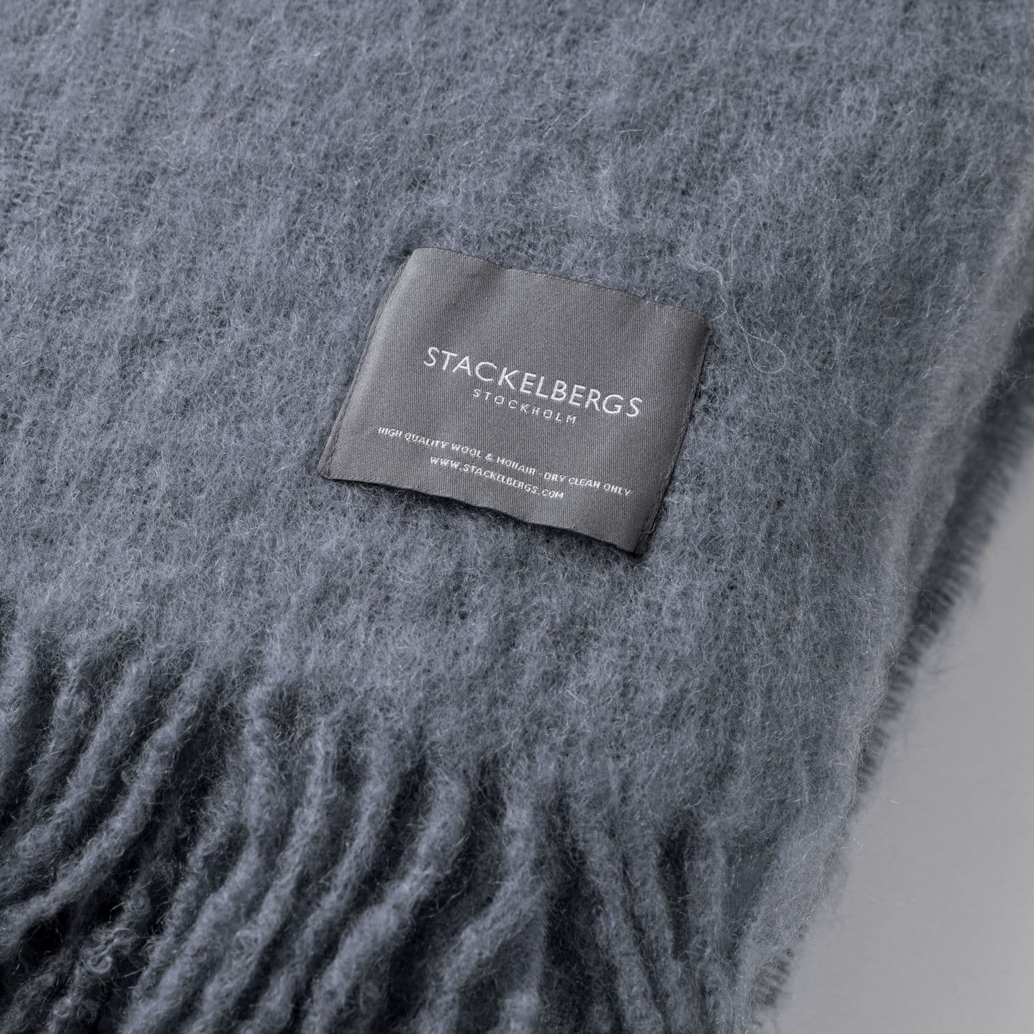 Mohair Pläd Mellow Rose/Brick Melange