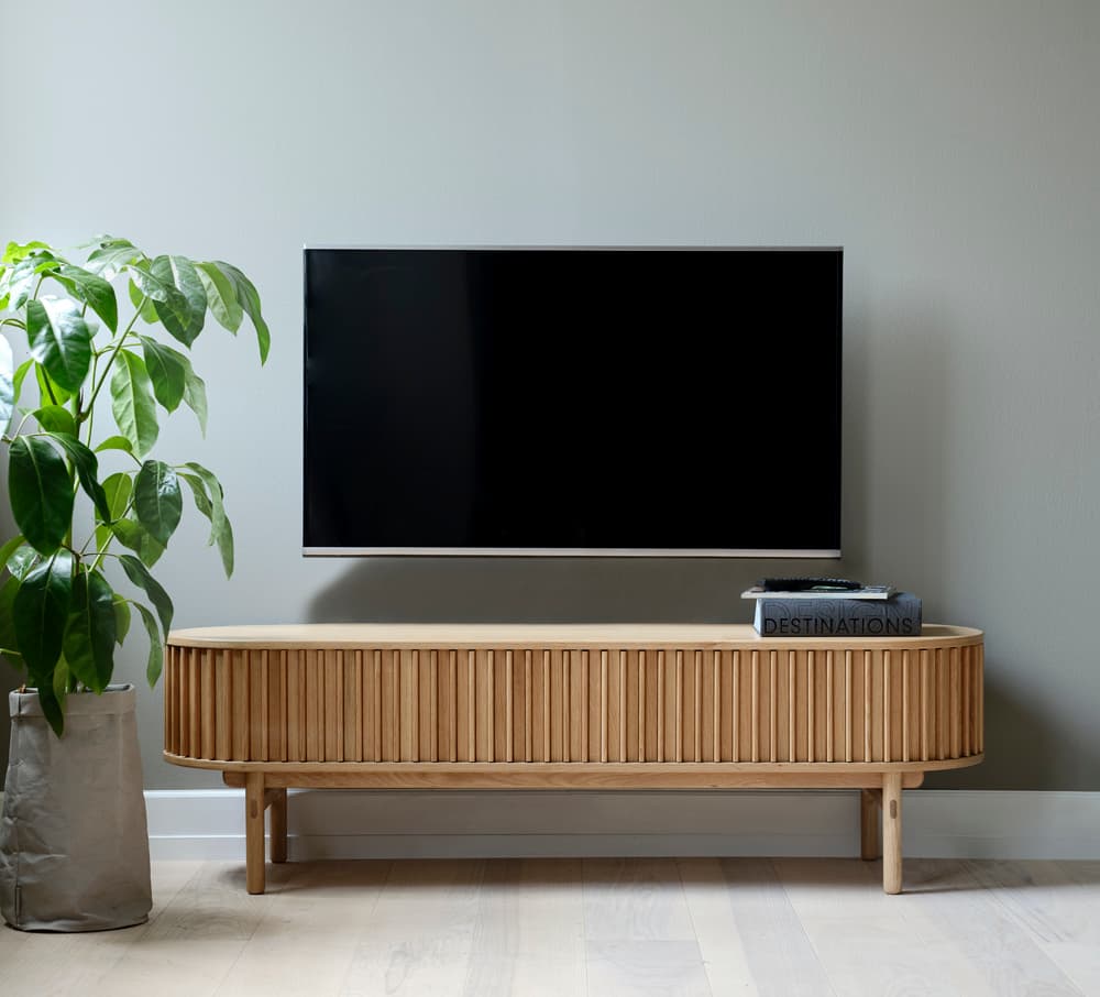 Alice TV-Bank Natural Oak 160cm
