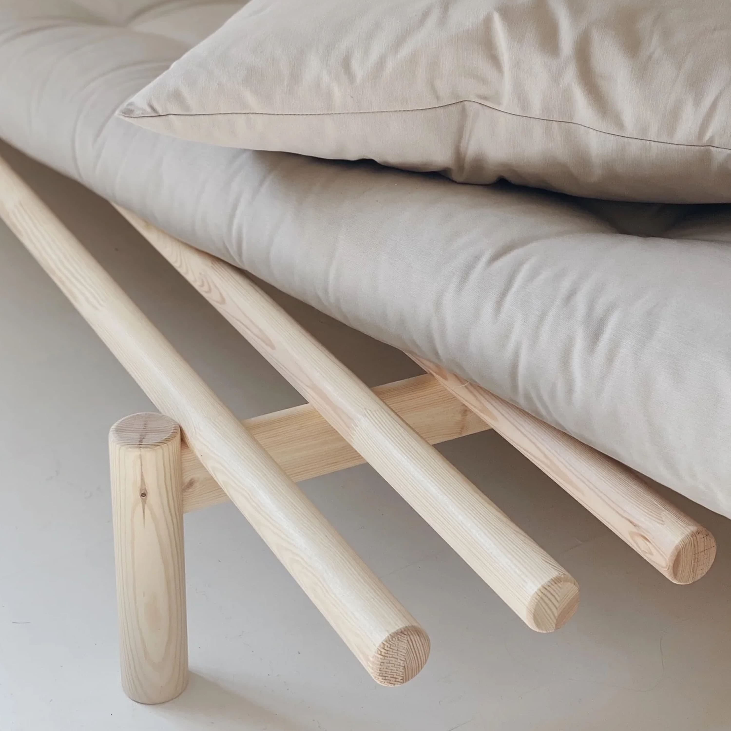 Pace Tagesbett Natur/Mocca 200cm