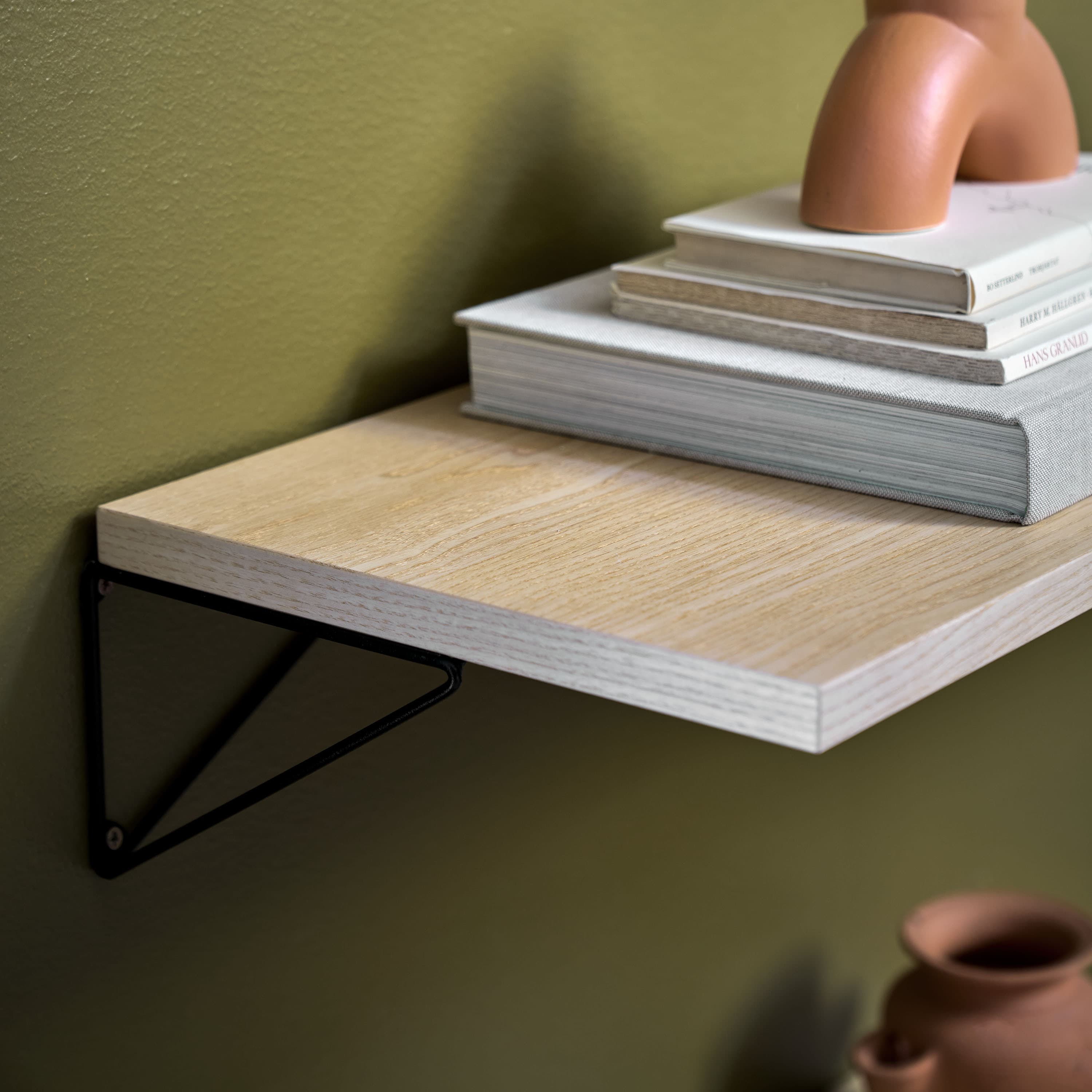Pythagoras Shelf Ash 20x60cm