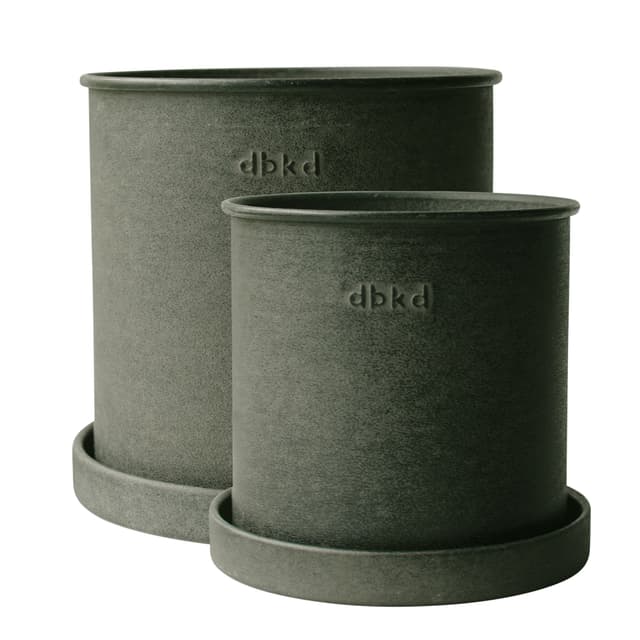 Plant Pot Krug Grün Klein 2er-Pack