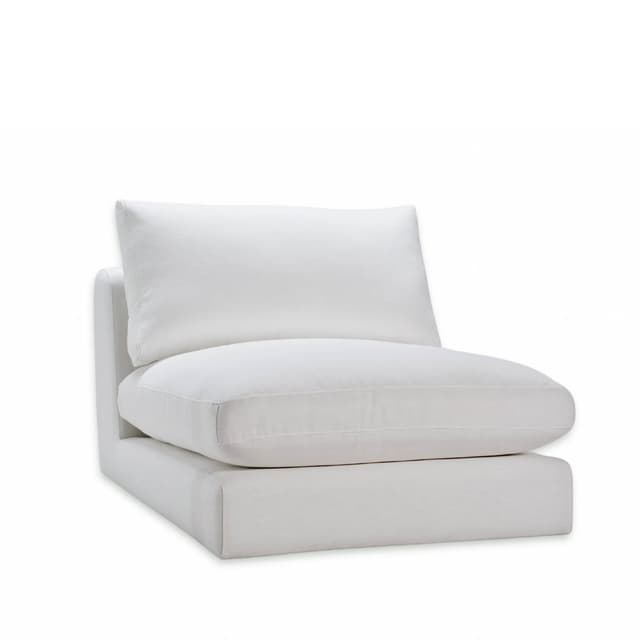 Capri 1-seater Sofa Module White 85cm