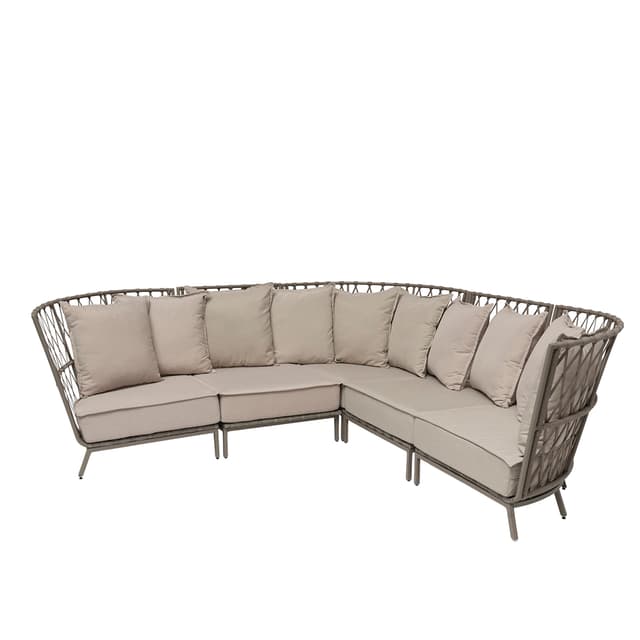 Jet Set Corner Lounge Sofa Beige 272x272