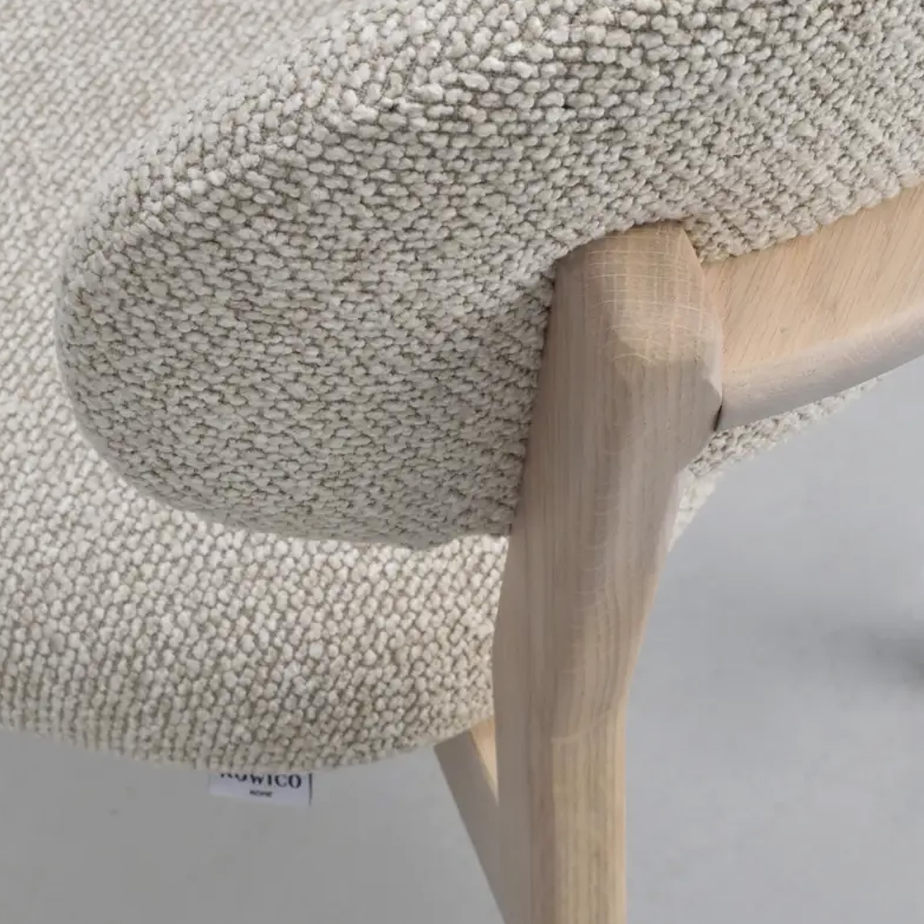 Patterson Matstol Beige/Vitpigmenterad Ek