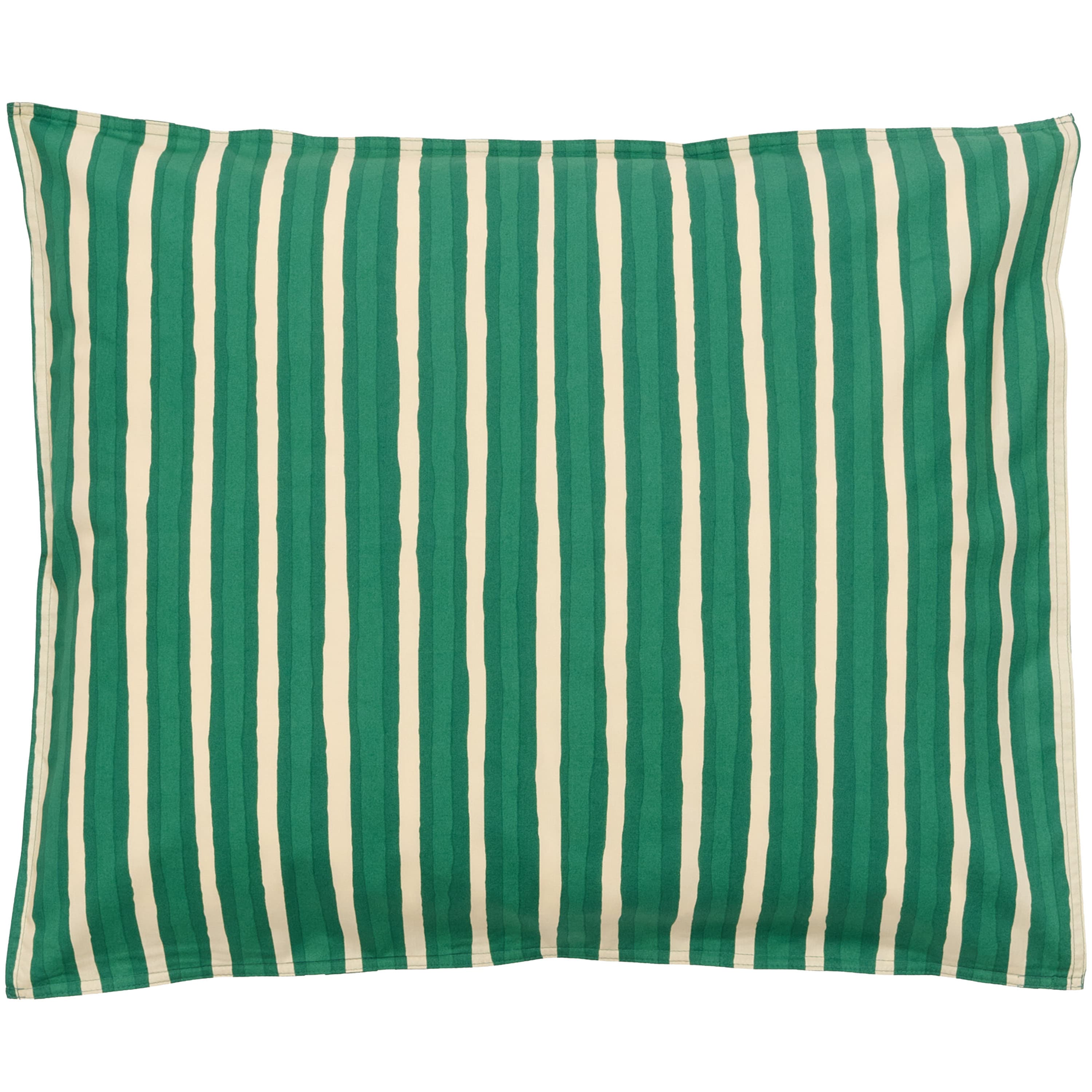 Iso Piccolo Pillowcase Off White/Emerald 50x60