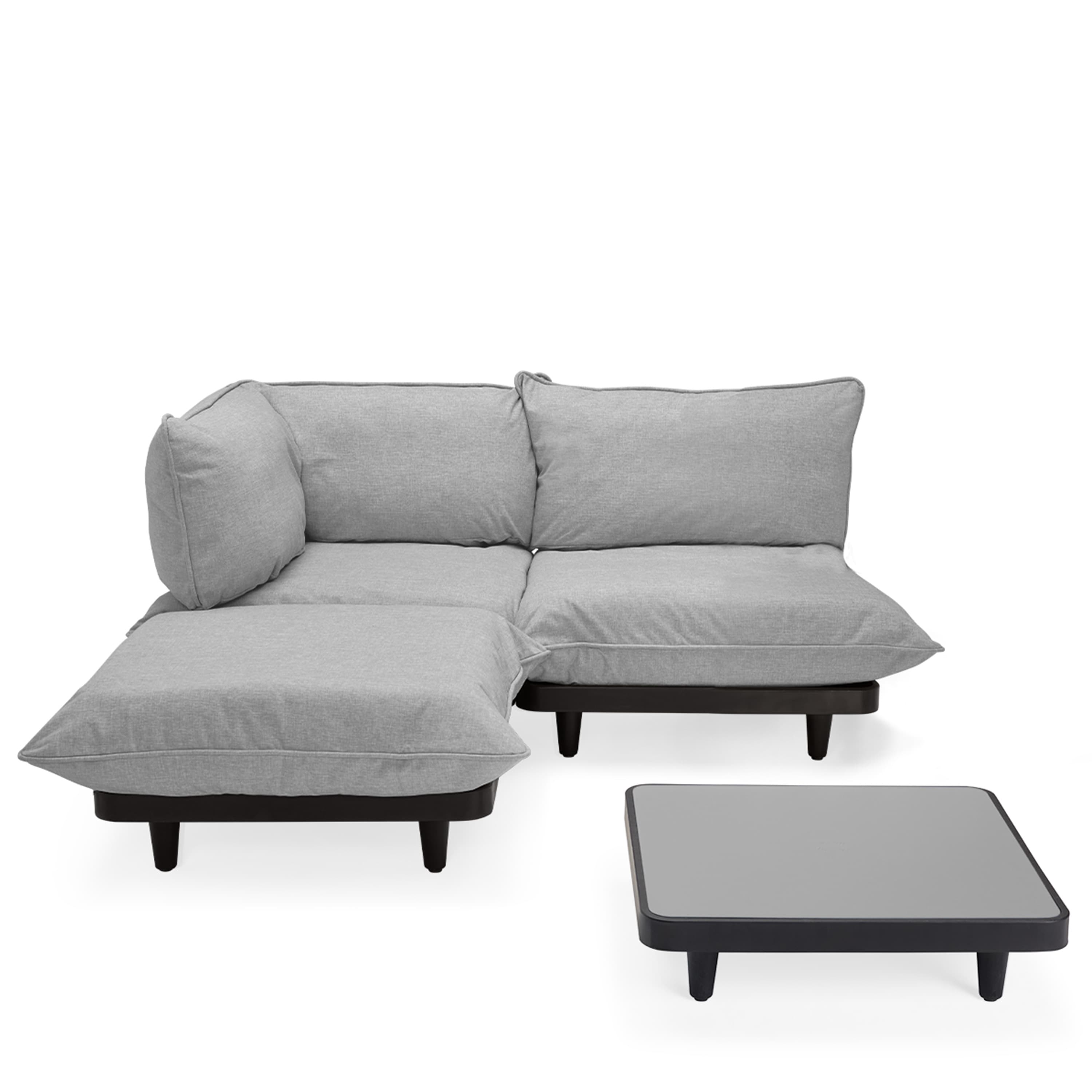 Paletti Lounge Set Medium including Table Rock Grey