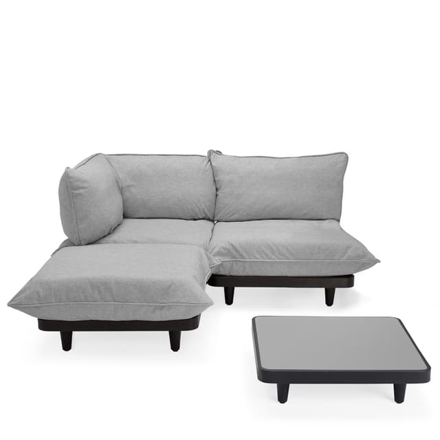 Paletti Lounge Set Medium including Table Rock Grey