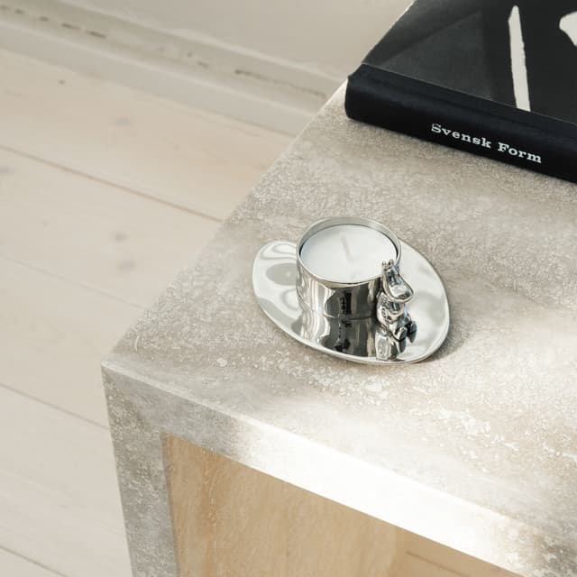 Hilke X Mumins Nr.3 Kerzenhalter Silber
