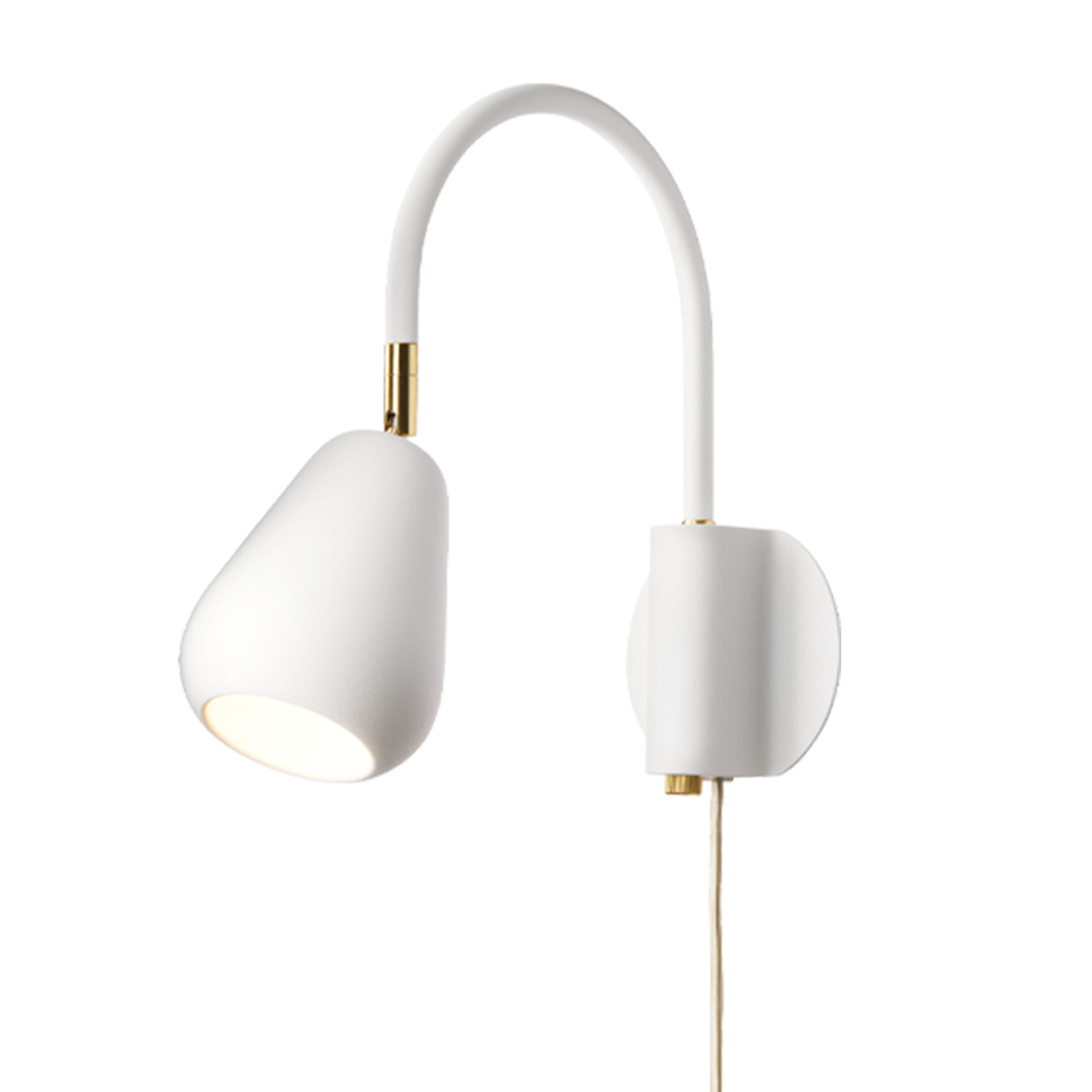 Anoli Spot Wandleuchte Nordic Gold/White