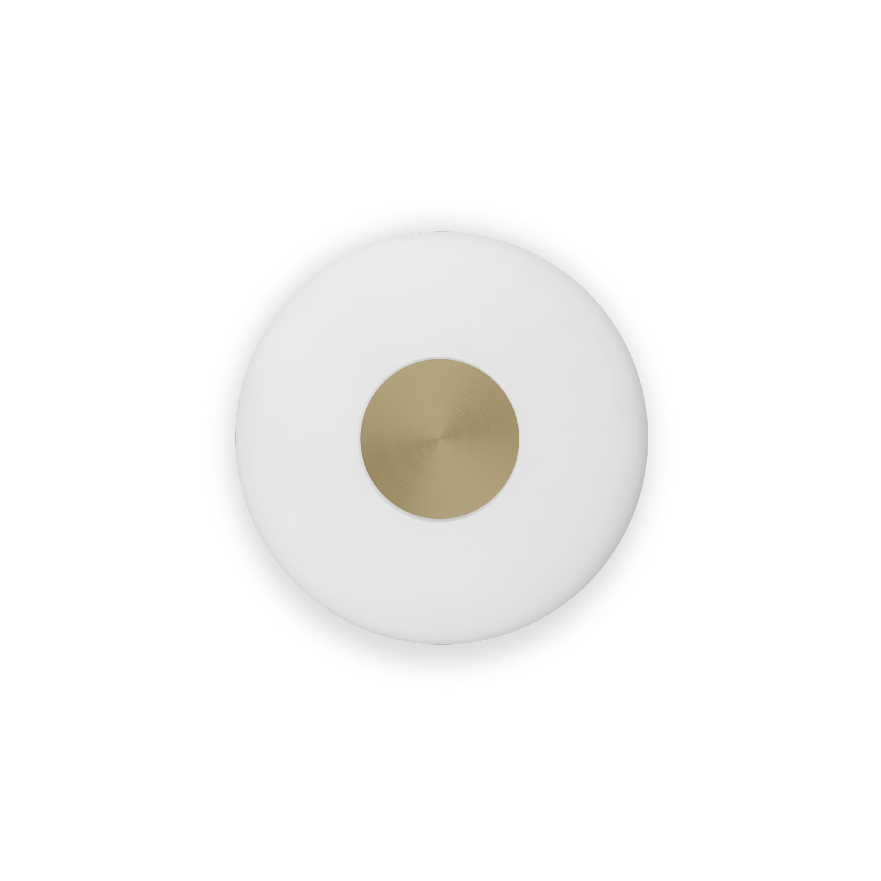Glint Vägglampa Opal/Brushed Brass 25cm