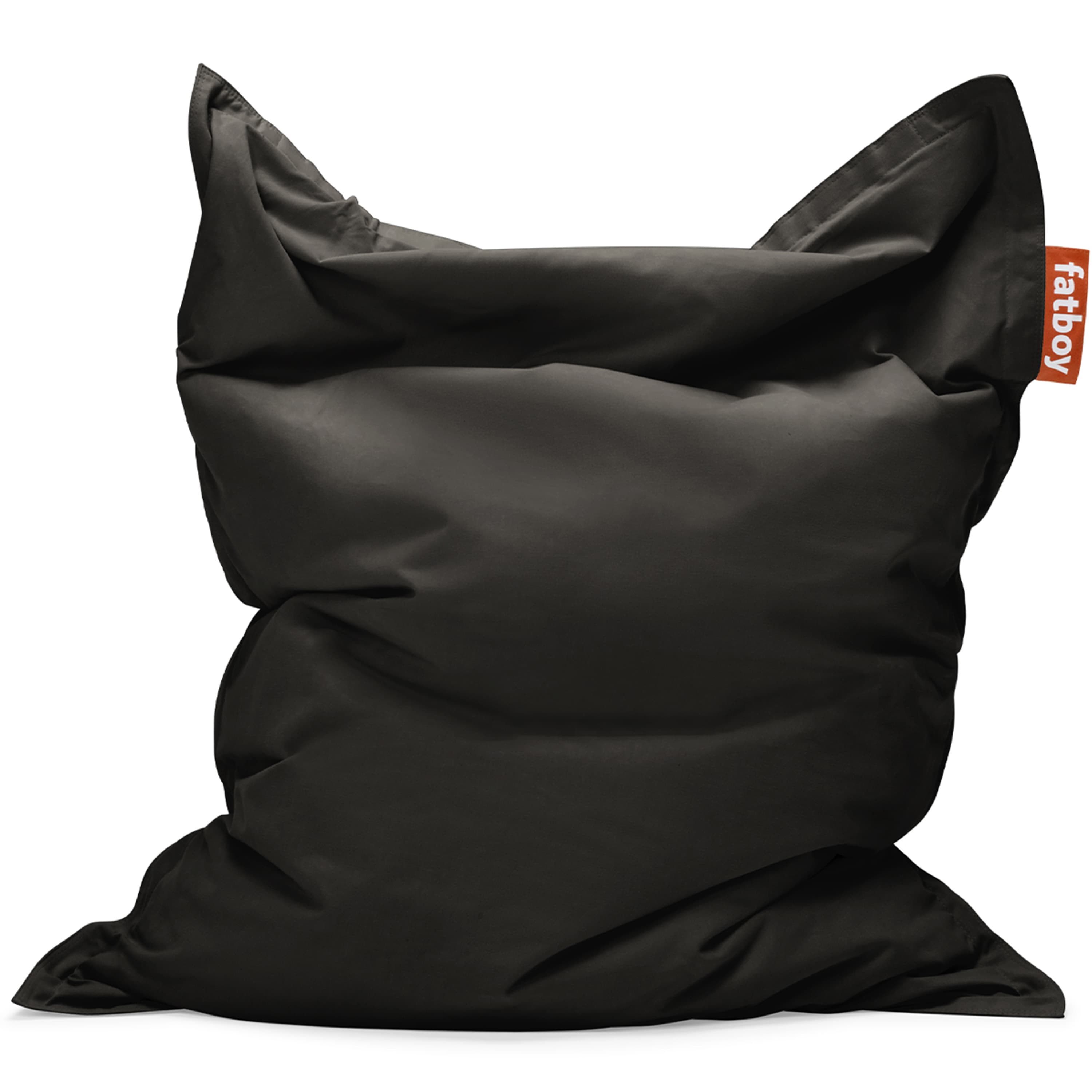The Original Recycled Sitzpouf Schwarz Lakritz