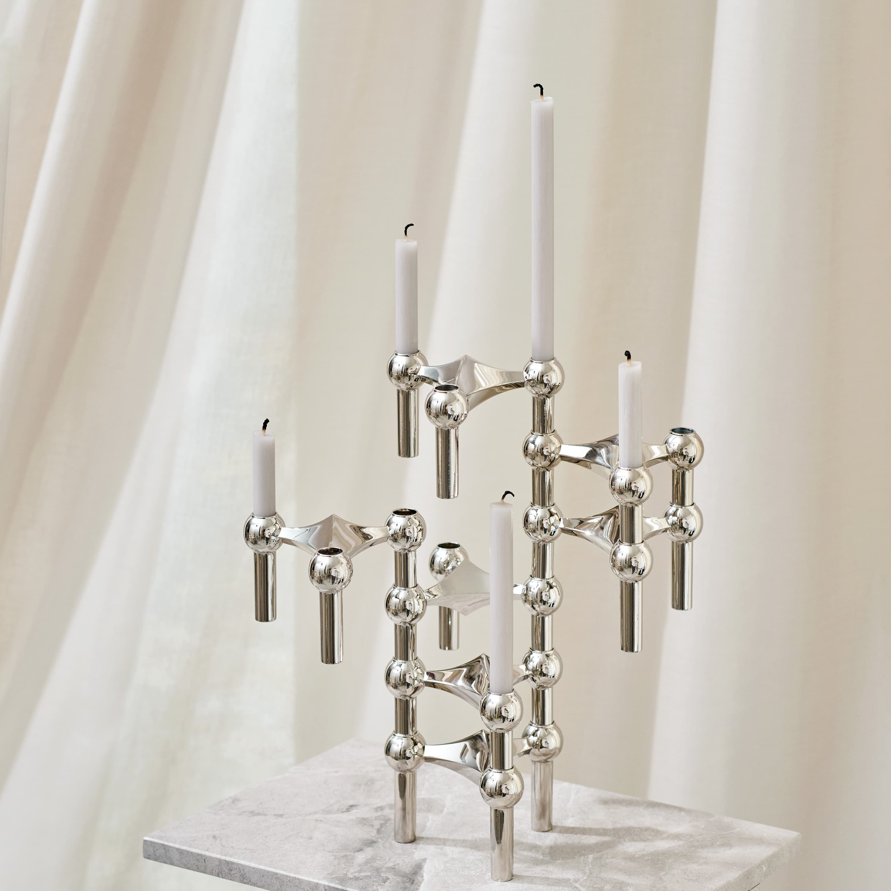 STOFF Nail Candle White Set of 12