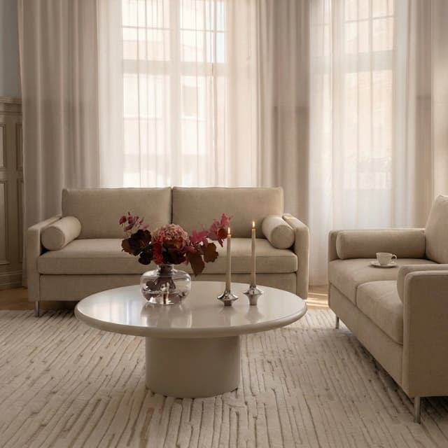 Åre 2-seater Sofa Beige 177cm