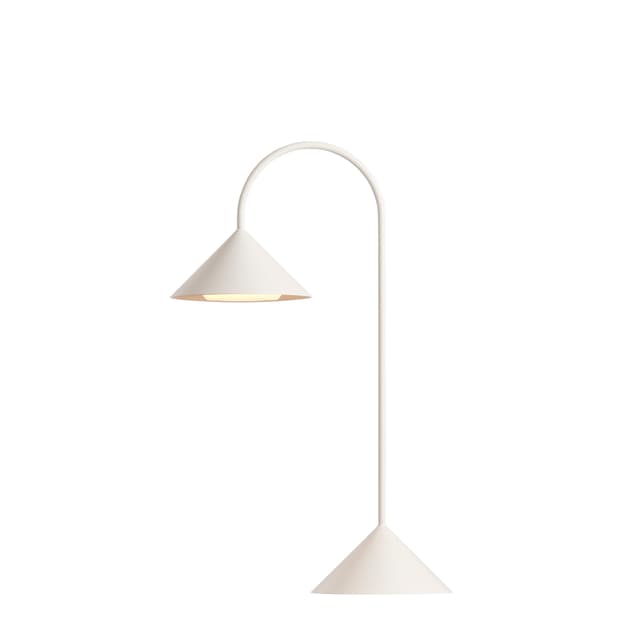 Grasp Portable Table Lamp Matt White 47cm