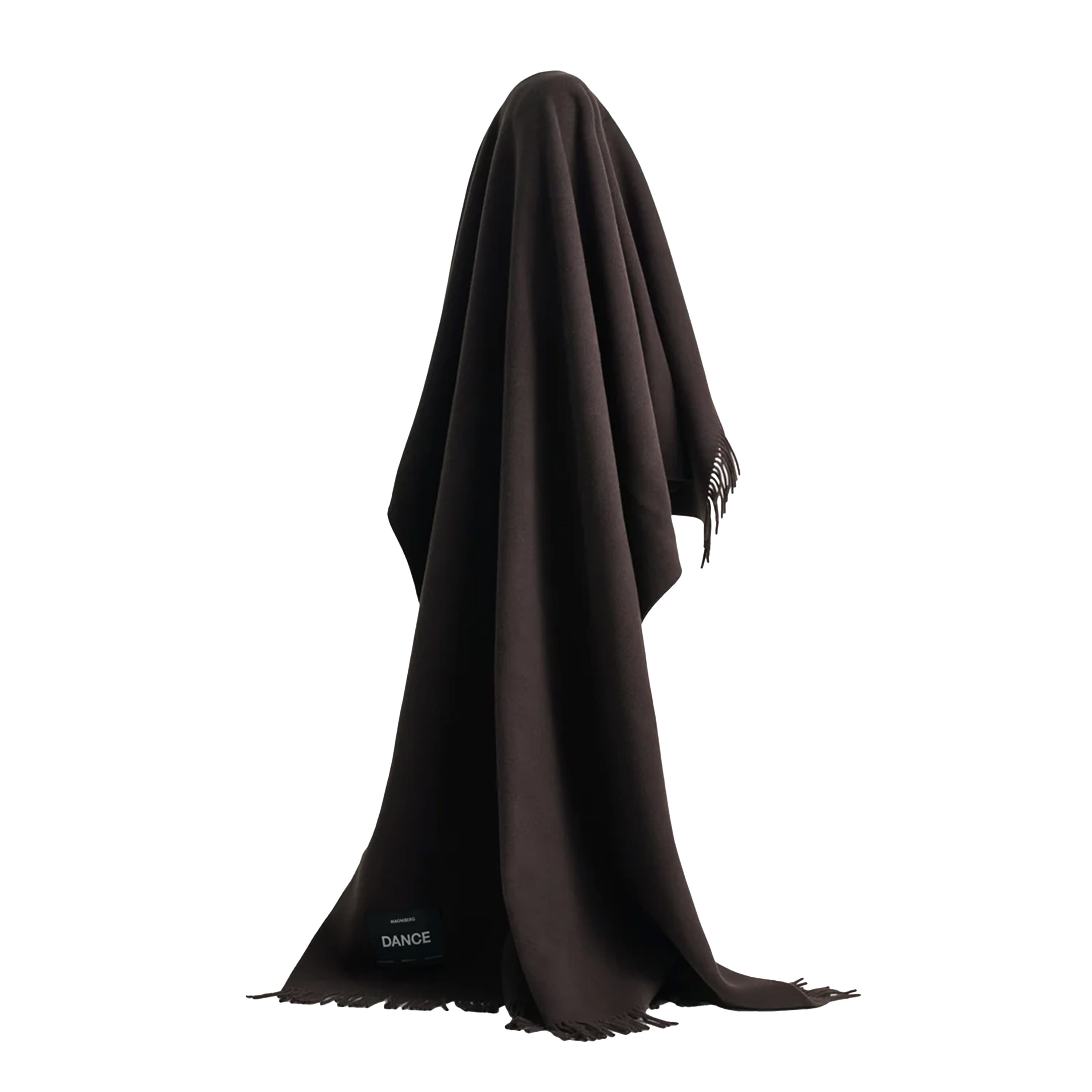 Bold Wool Throw Dark Chocolate
