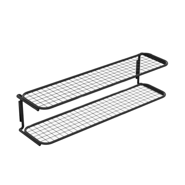 Classic Schuhablage Doppel Schwarz 100cm