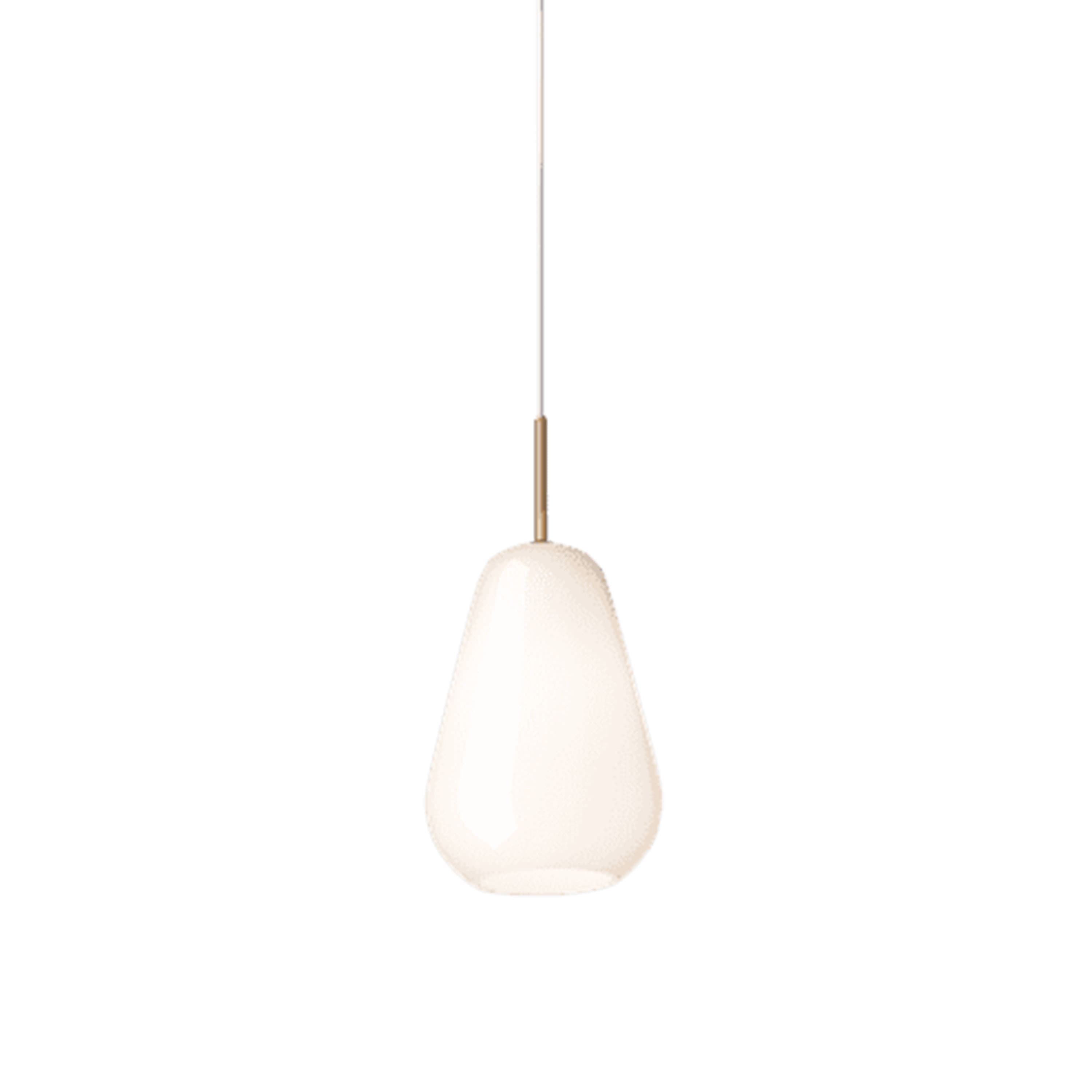 Anoli 1 ceiling lamp Nordic Gold/Opal Small