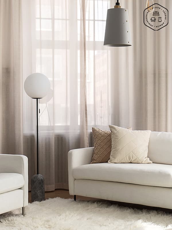 Torrano Bodenlampe Grau