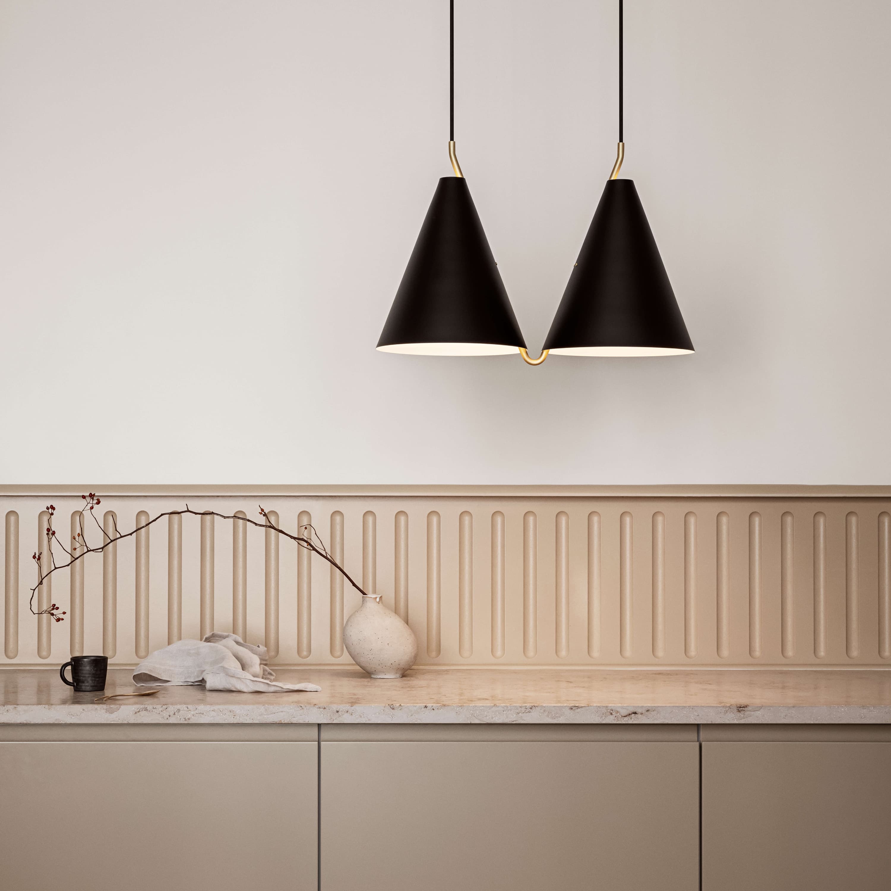Mosaik Side By Side II  Ceiling Lamp White