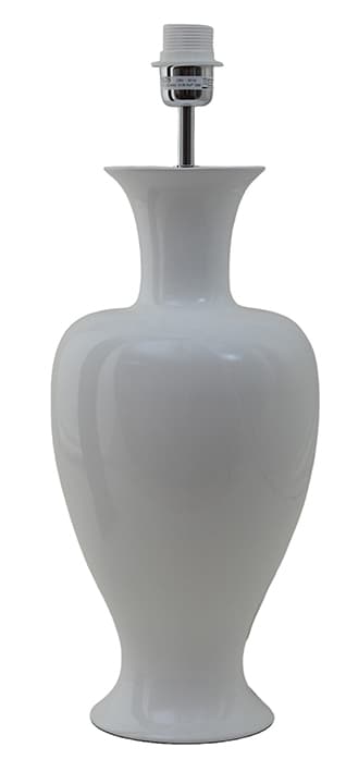 Mindy Lampenfuß Weiß 50cm