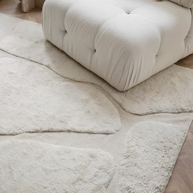 Vienna Wollteppich Offwhite 250x350