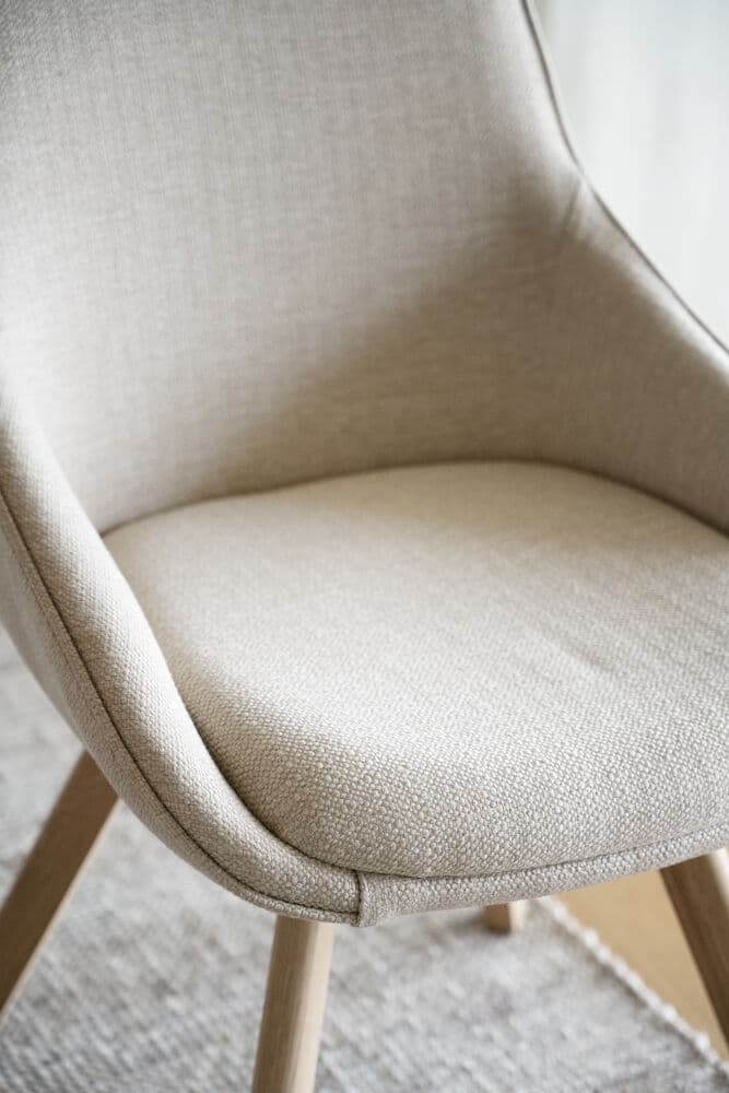 Alison Esszimmerstuhl Hellbeige/Eiche