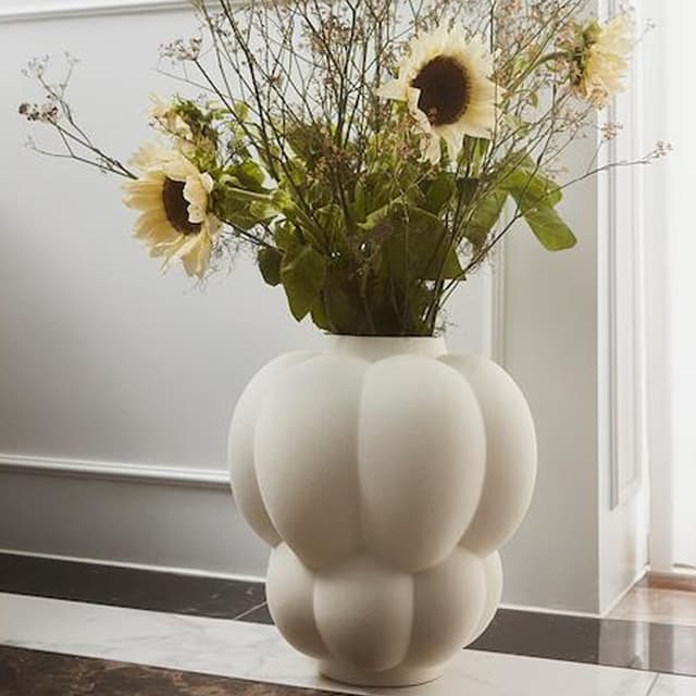Uva Vase Ceramic Cream 35cm