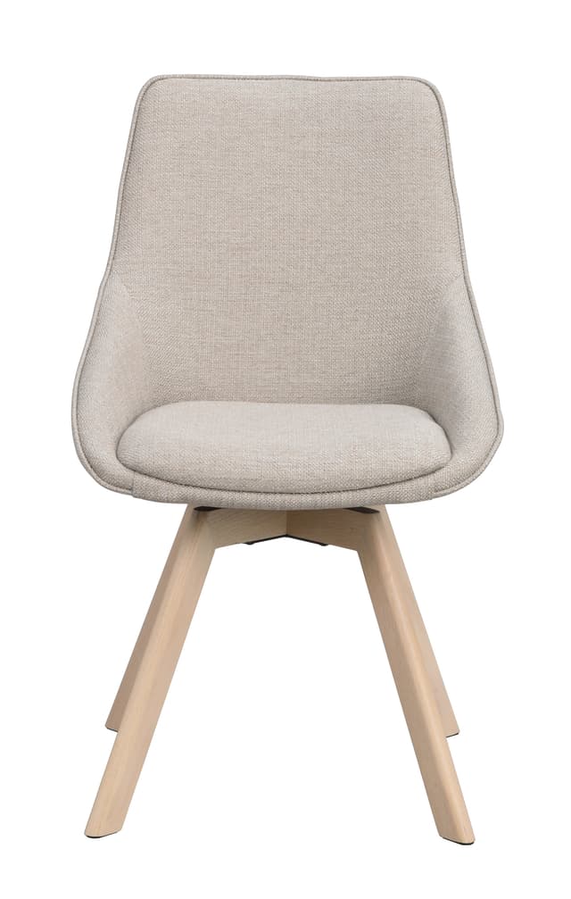 Alison Esszimmerstuhl Beige/Weißpigmentiert