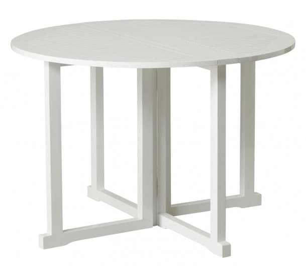 Butterfly Balcony Table White Ø110