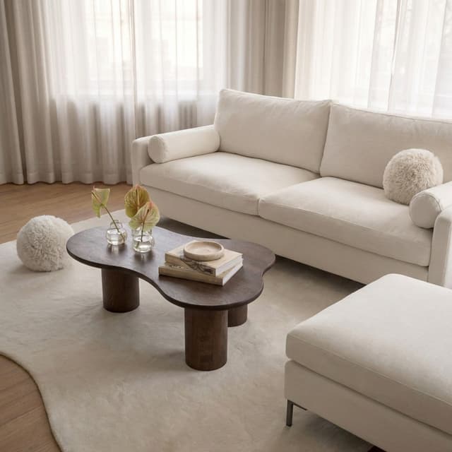 Åre 2-seater Sofa White 177cm