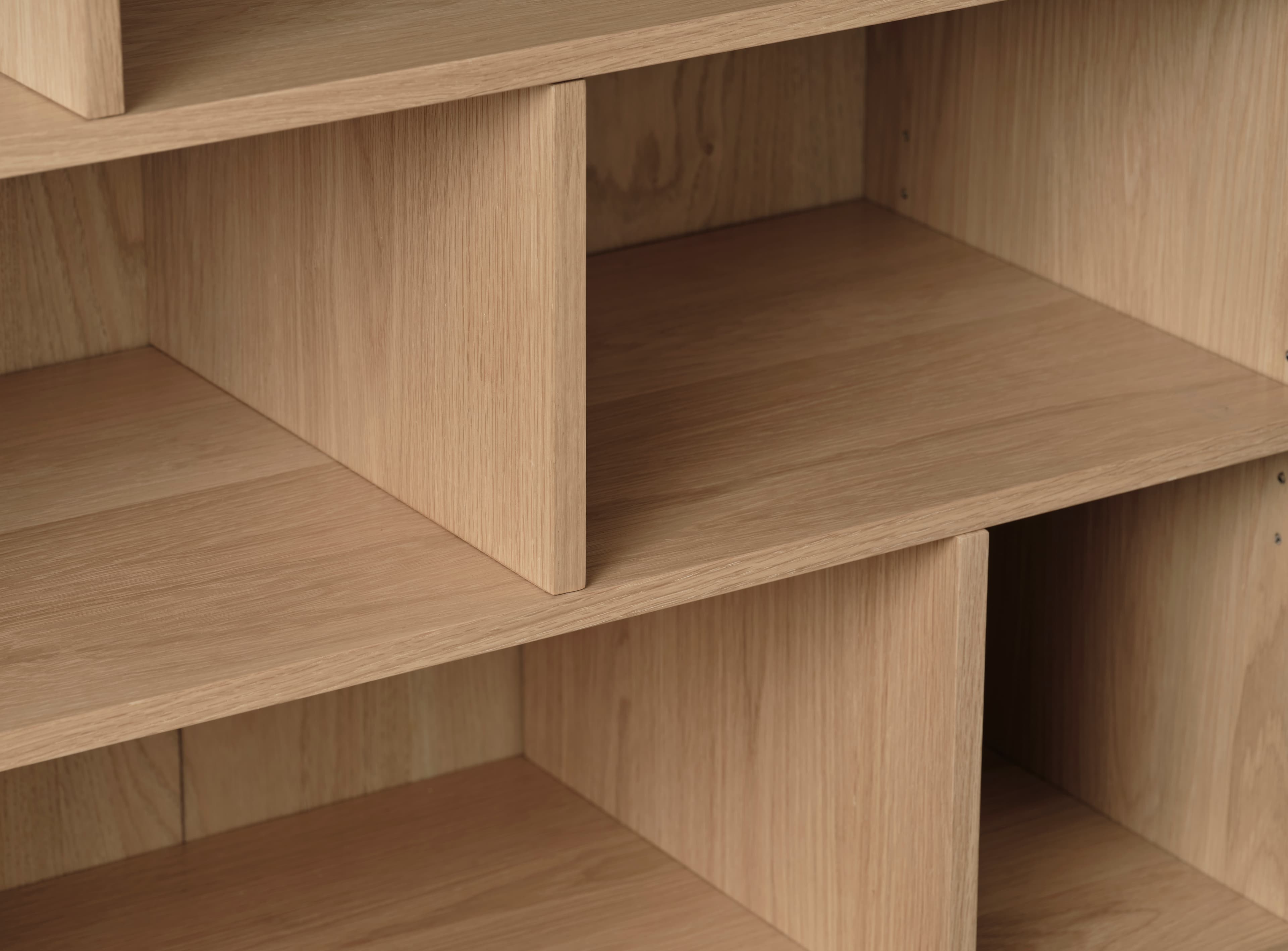 Andrea Bücherregal Natural Oak 140cm
