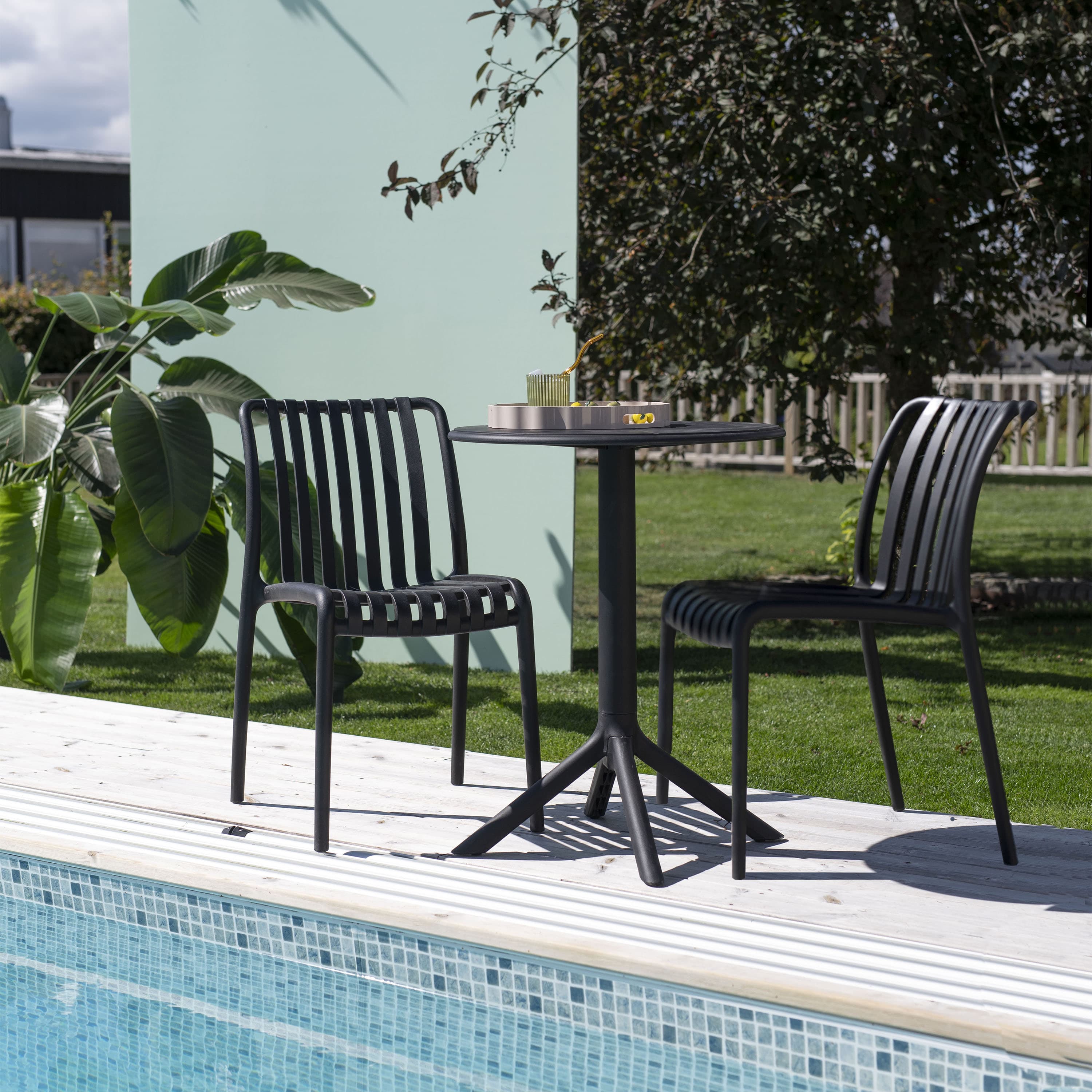 Ravello table black Ø60